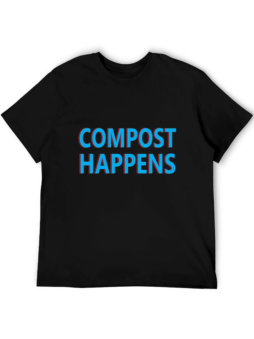 Compost Happens Graphic Tee - Black