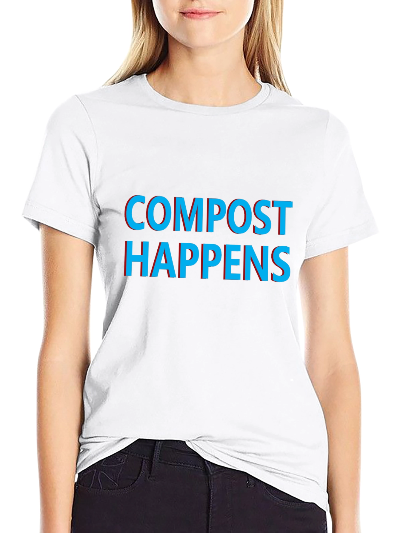 Compost Happens Graphic Tee - Black