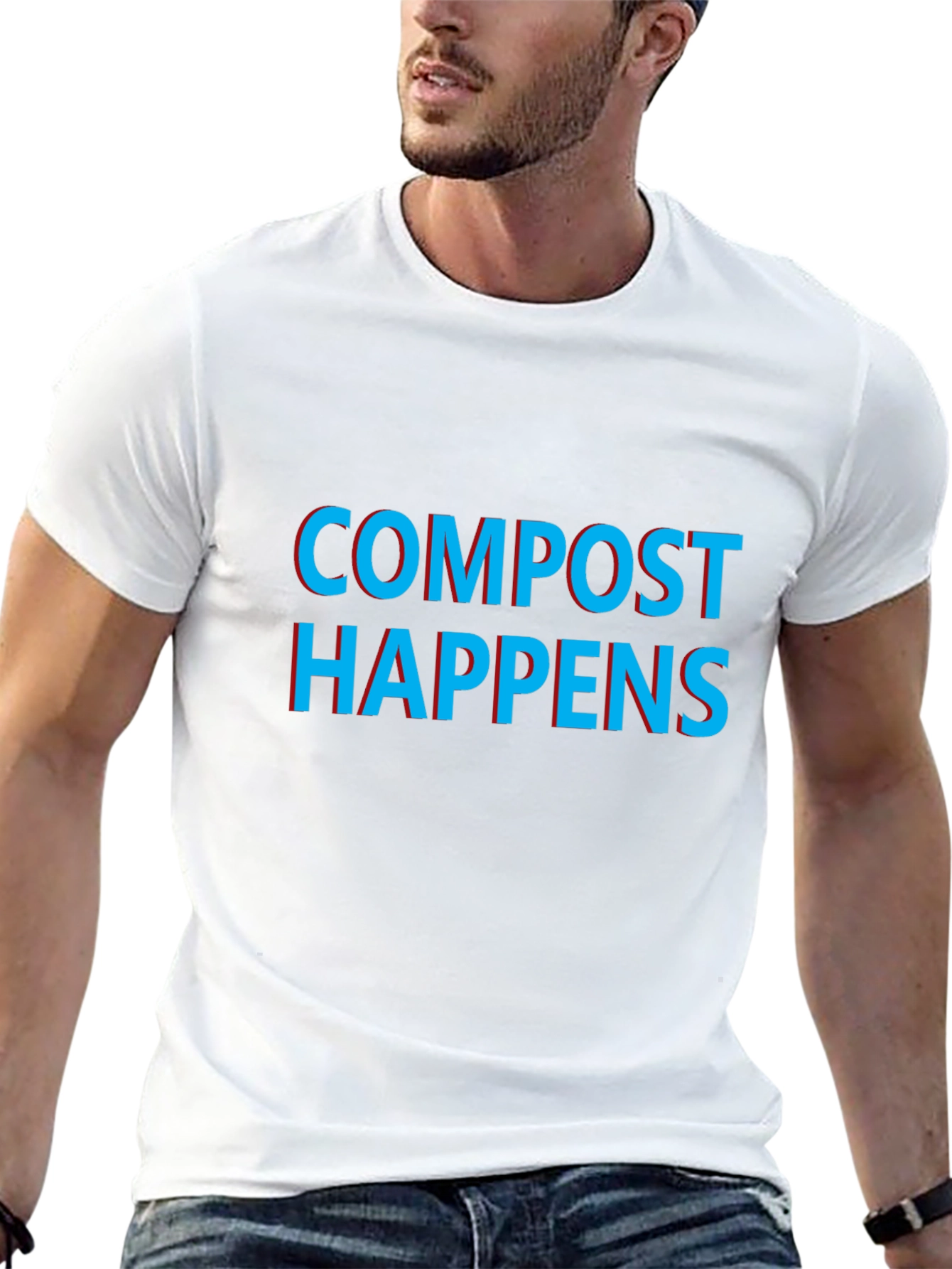 Compost Happens Graphic Tee - Black