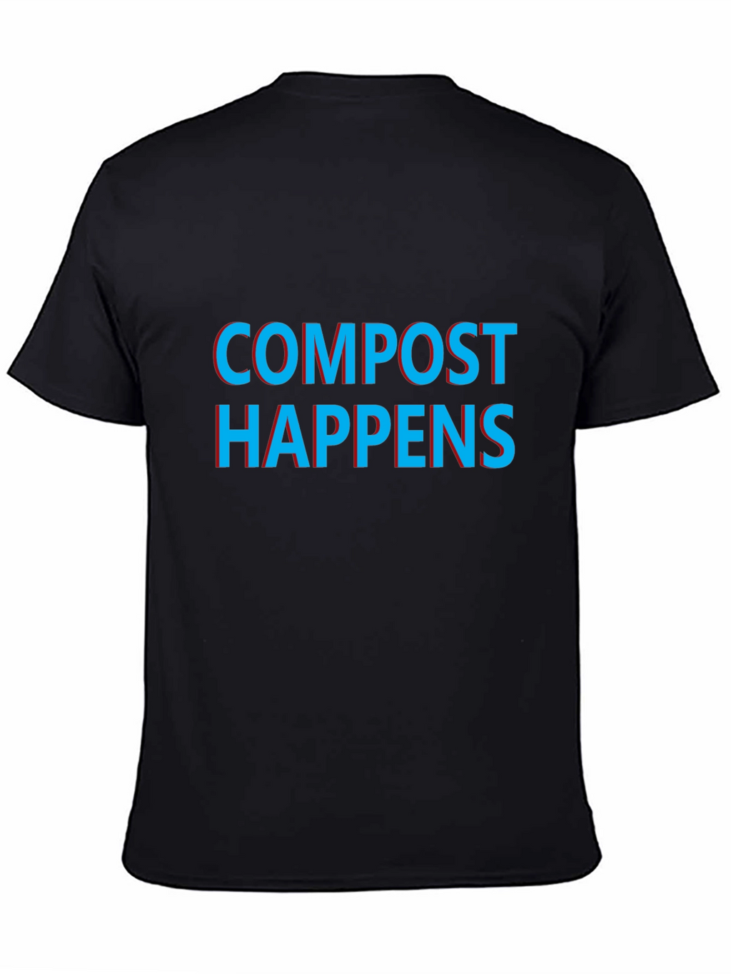 Compost Happens Graphic Tee - Black
