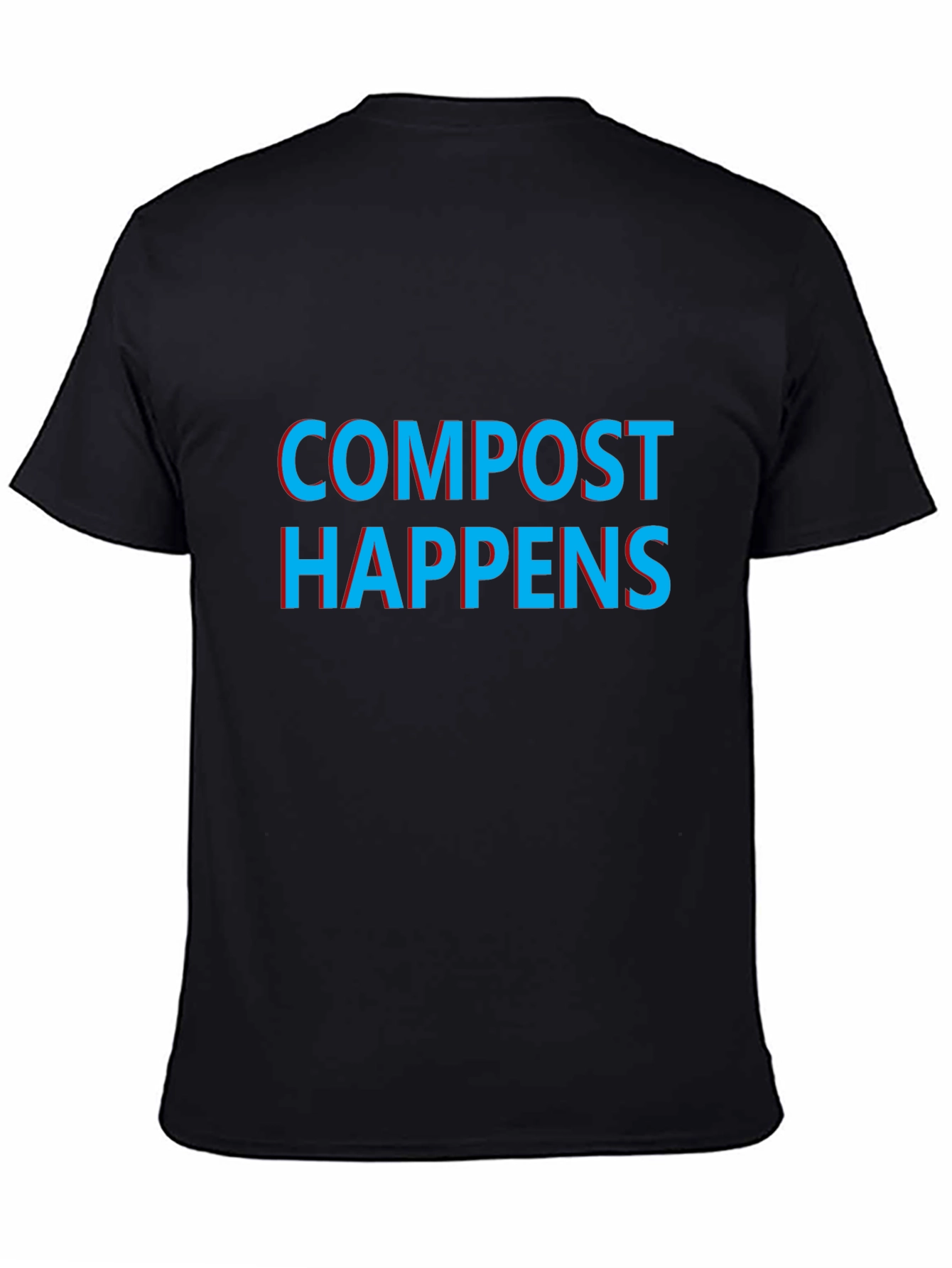 Compost Happens Graphic Tee - Black
