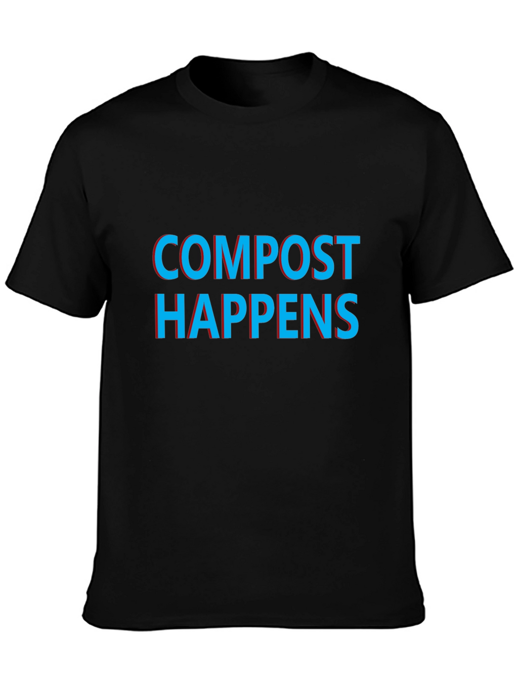 Compost Happens Graphic Tee - Black