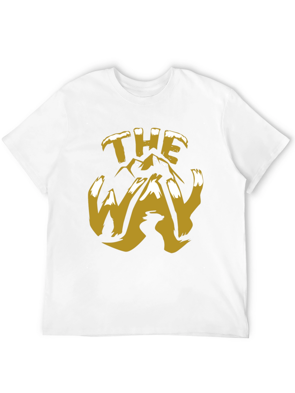 The Way Mountain Graphic Tee - Trendy Black T-Shirt