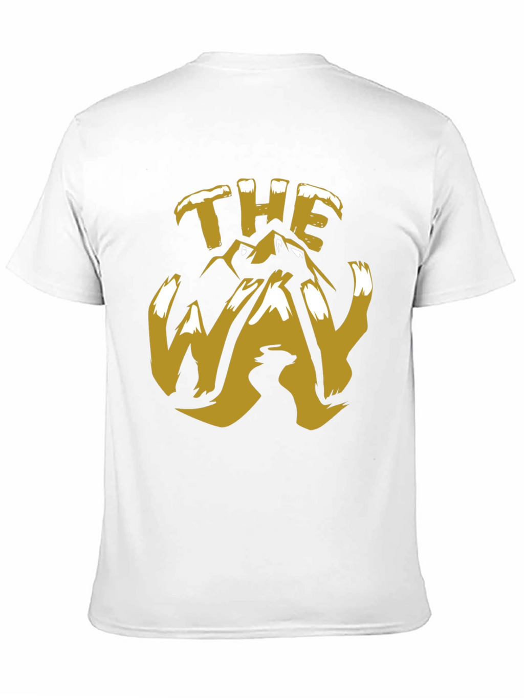 The Way Mountain Graphic Tee - Trendy Black T-Shirt