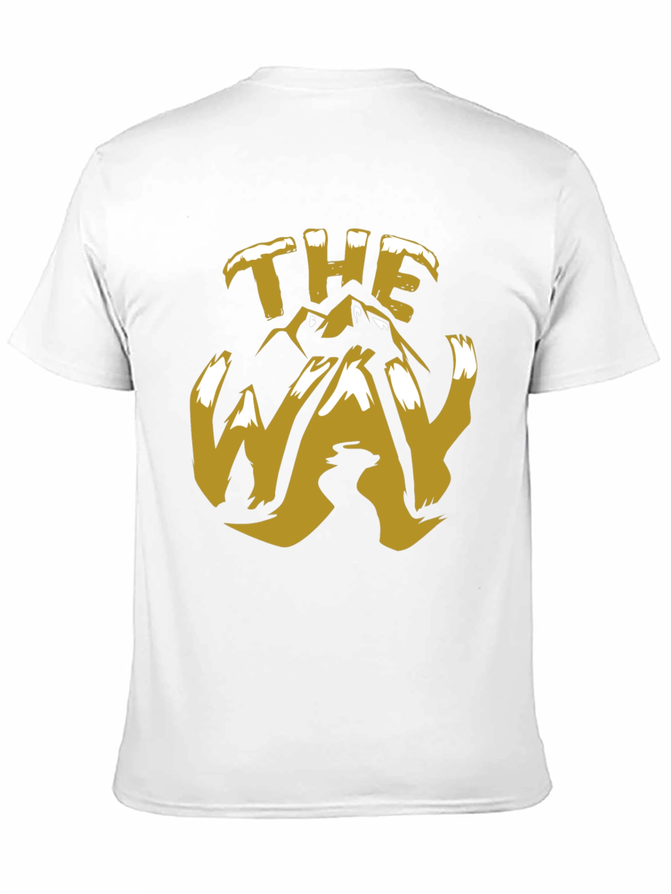 The Way Mountain Graphic Tee - Trendy Black T-Shirt