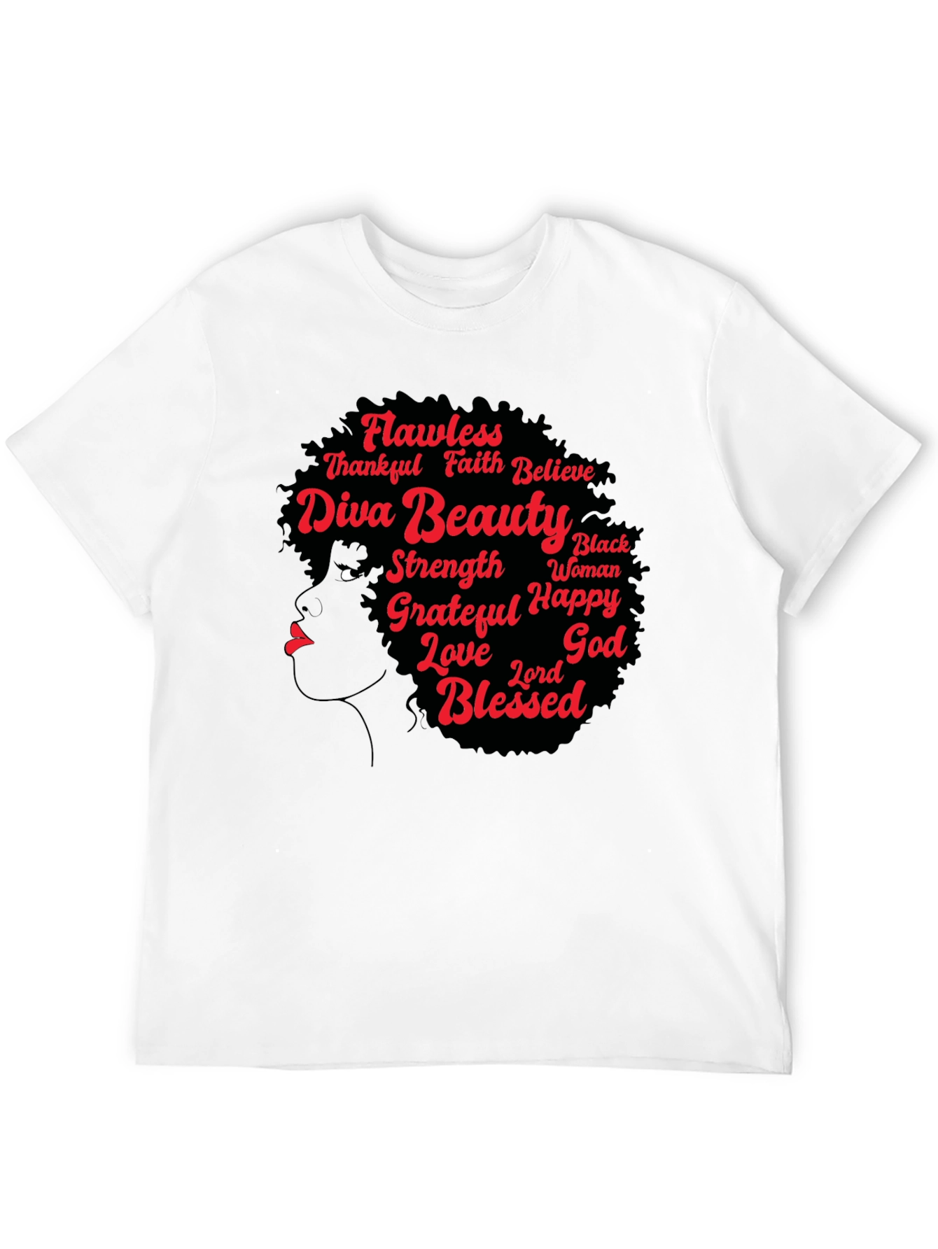 Diva Beauty Graphic Tee - Black T-Shirt