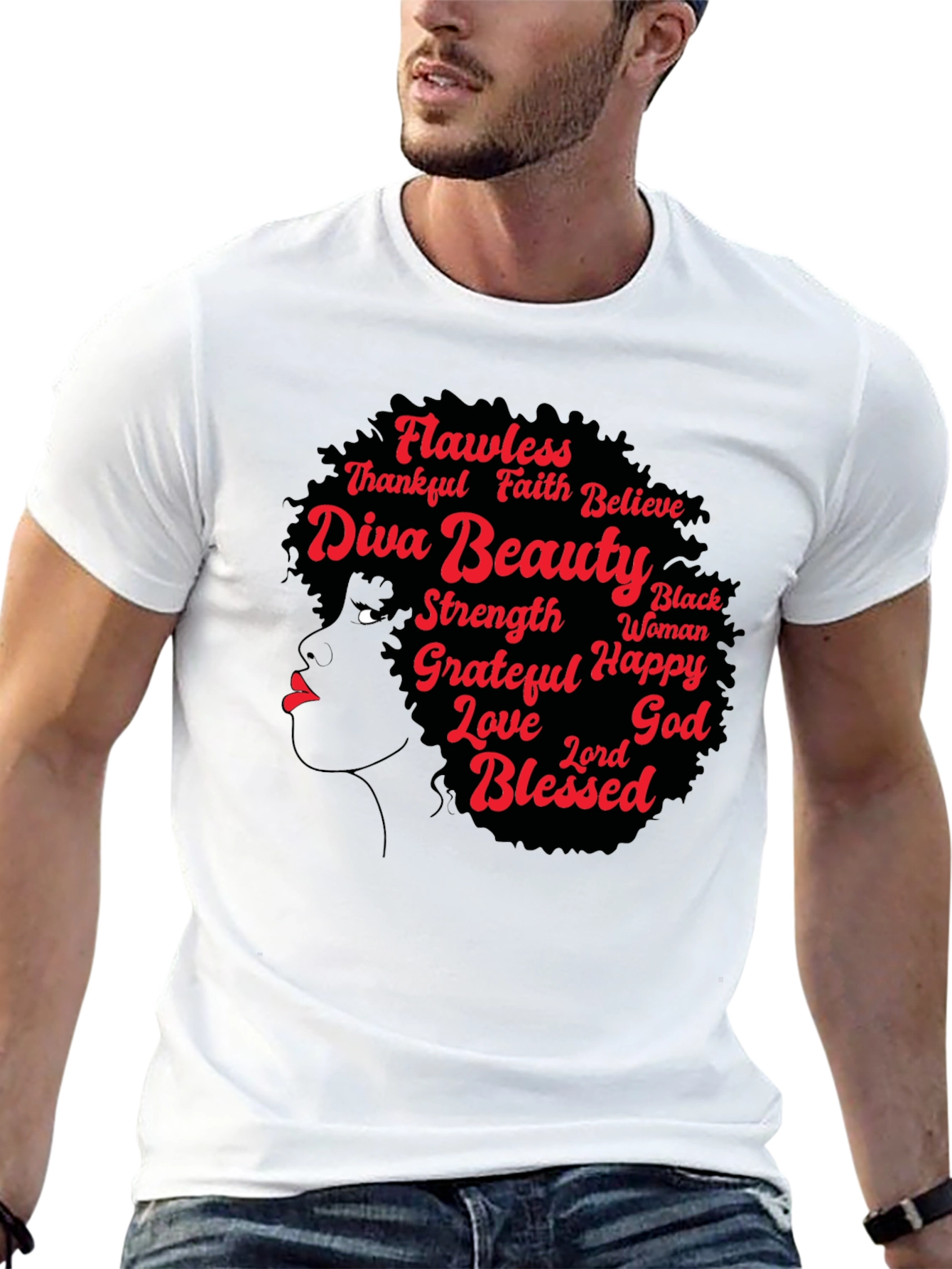 Diva Beauty Graphic Tee - Black T-Shirt
