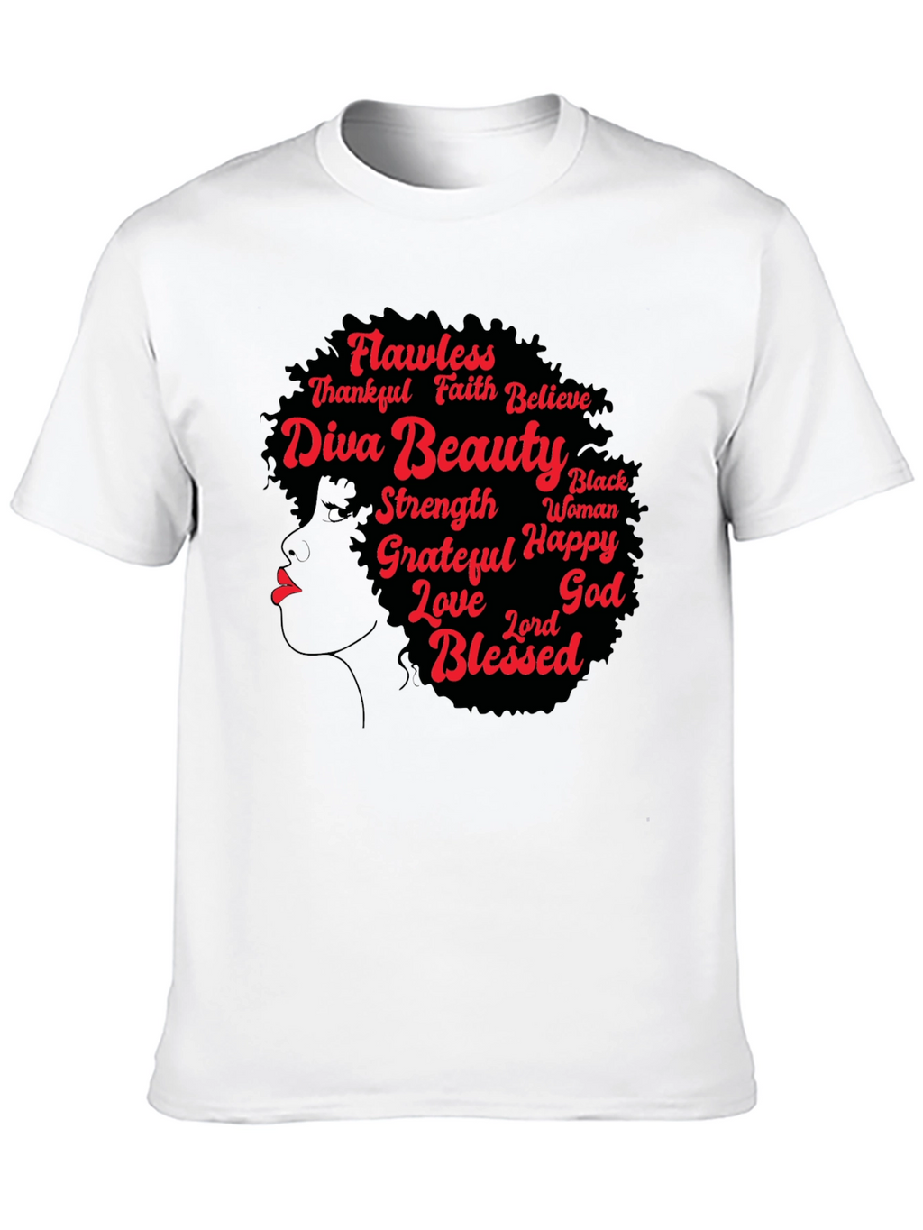Diva Beauty Graphic Tee - Black T-Shirt