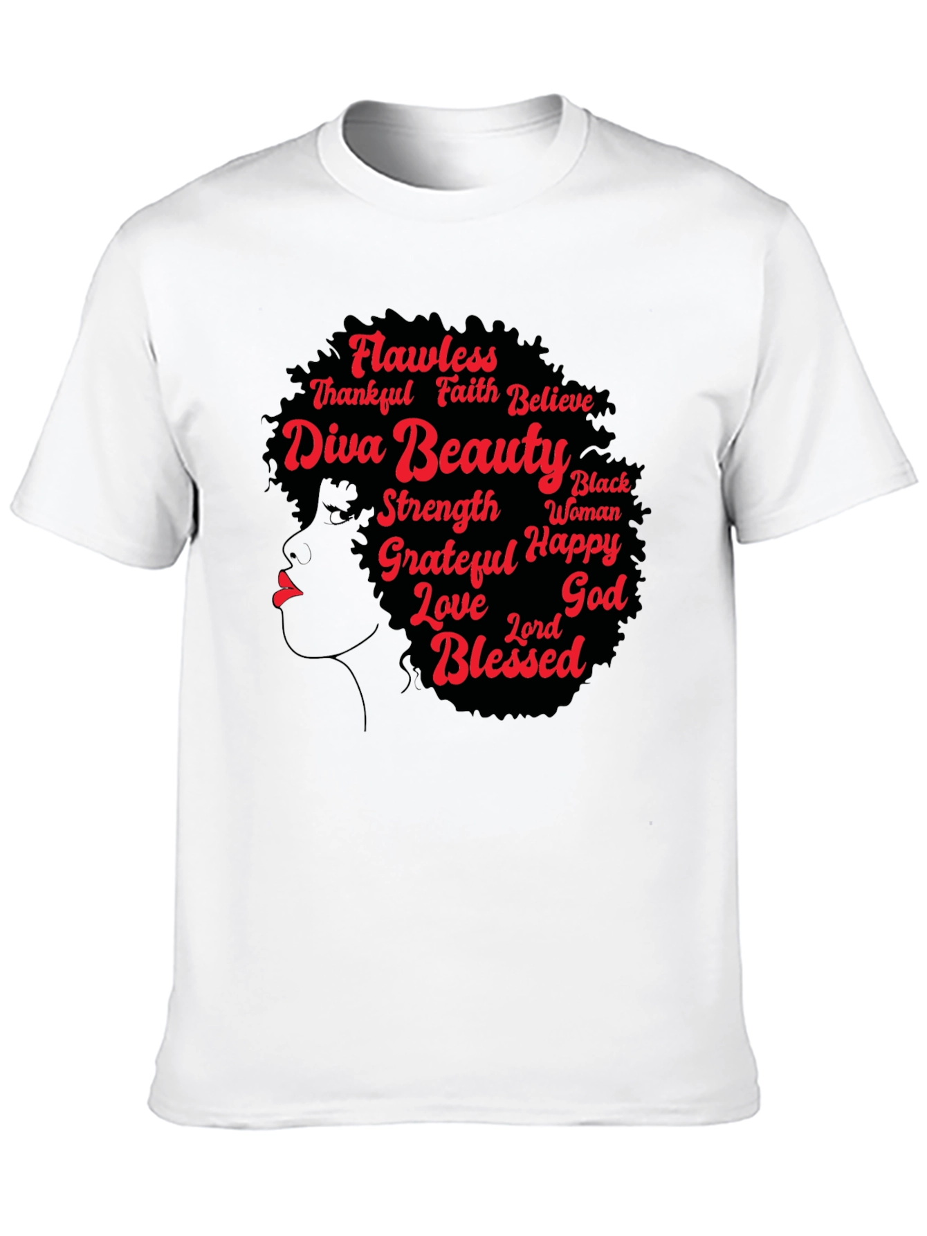 Diva Beauty Graphic Tee - Black T-Shirt