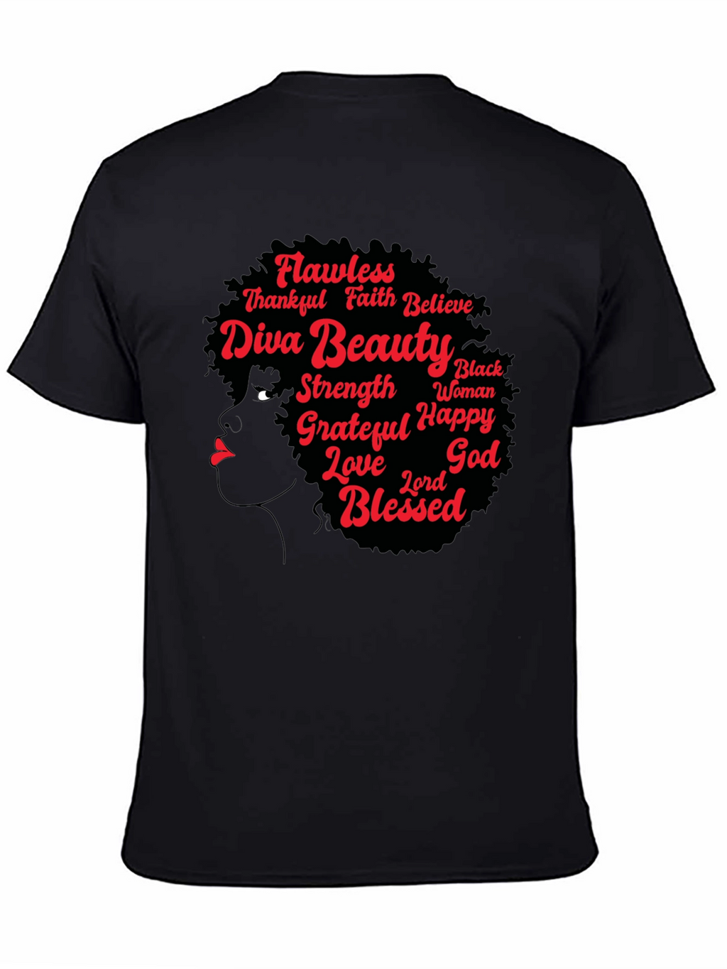 Diva Beauty Graphic Tee - Black T-Shirt