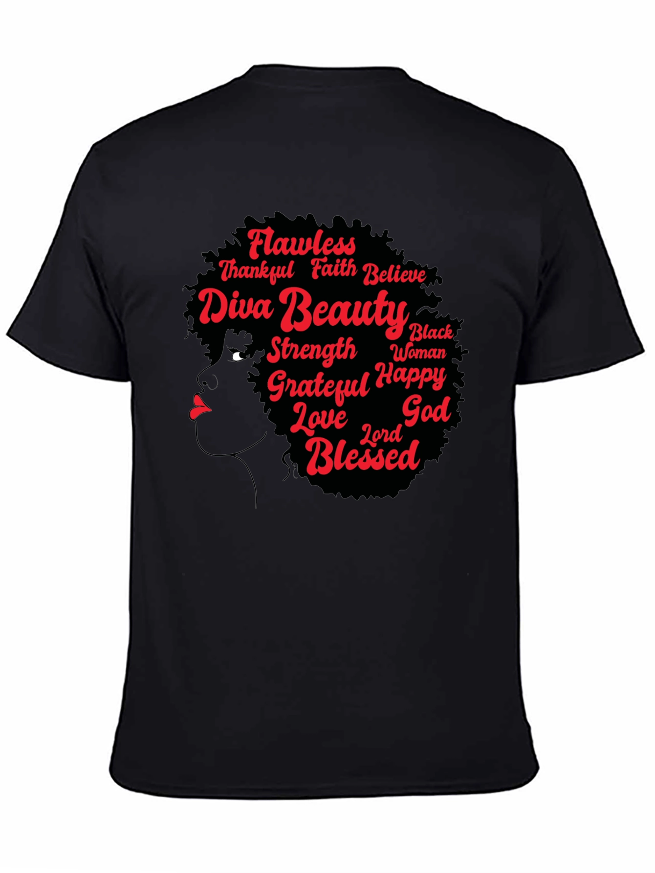 Diva Beauty Graphic Tee - Black T-Shirt