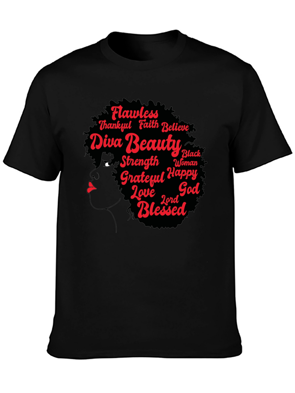 Diva Beauty Graphic Tee - Black T-Shirt
