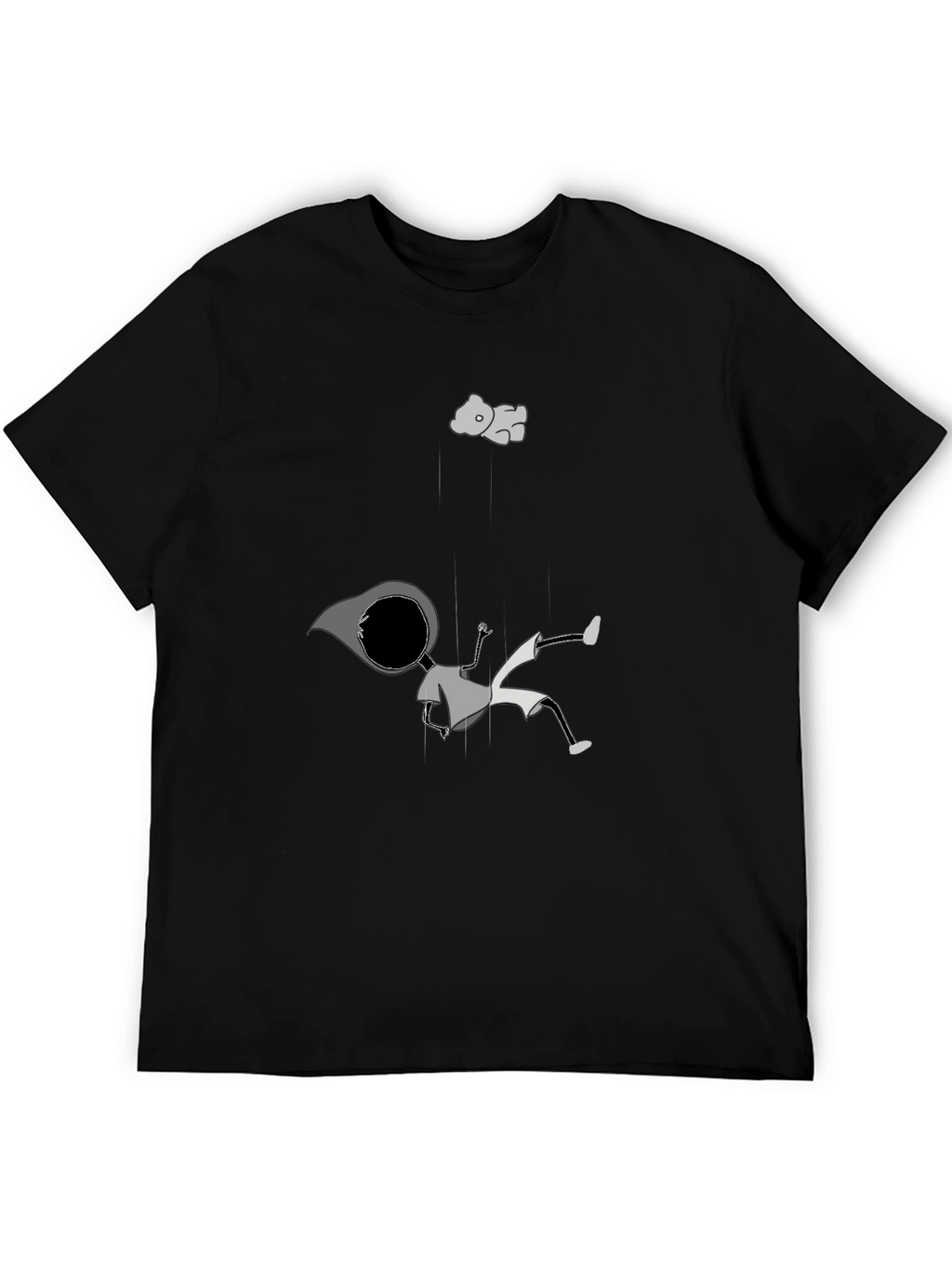 Dreamy Falling Boy T-Shirt - Unique Graphic Tee