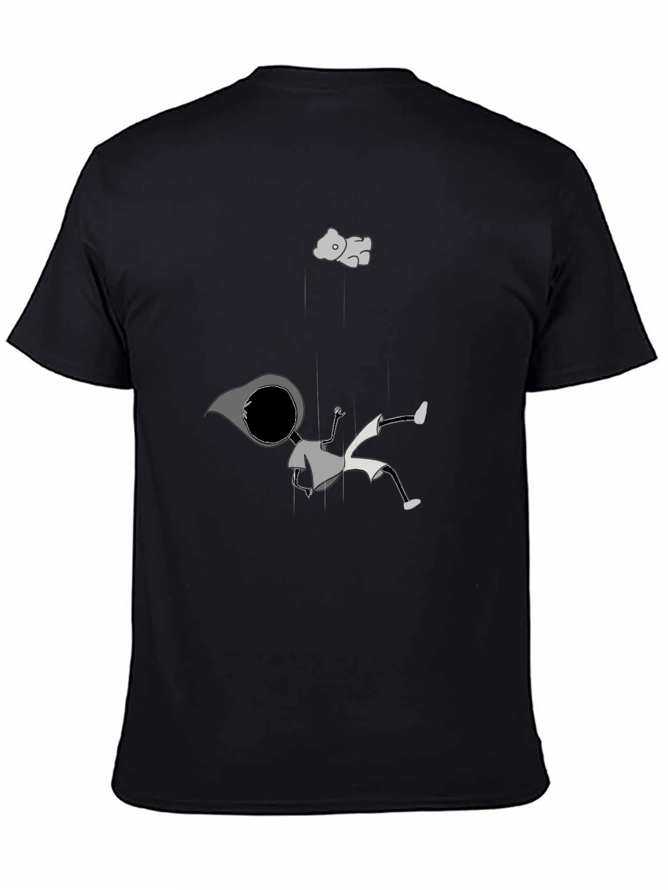 Dreamy Falling Boy T-Shirt - Unique Graphic Tee