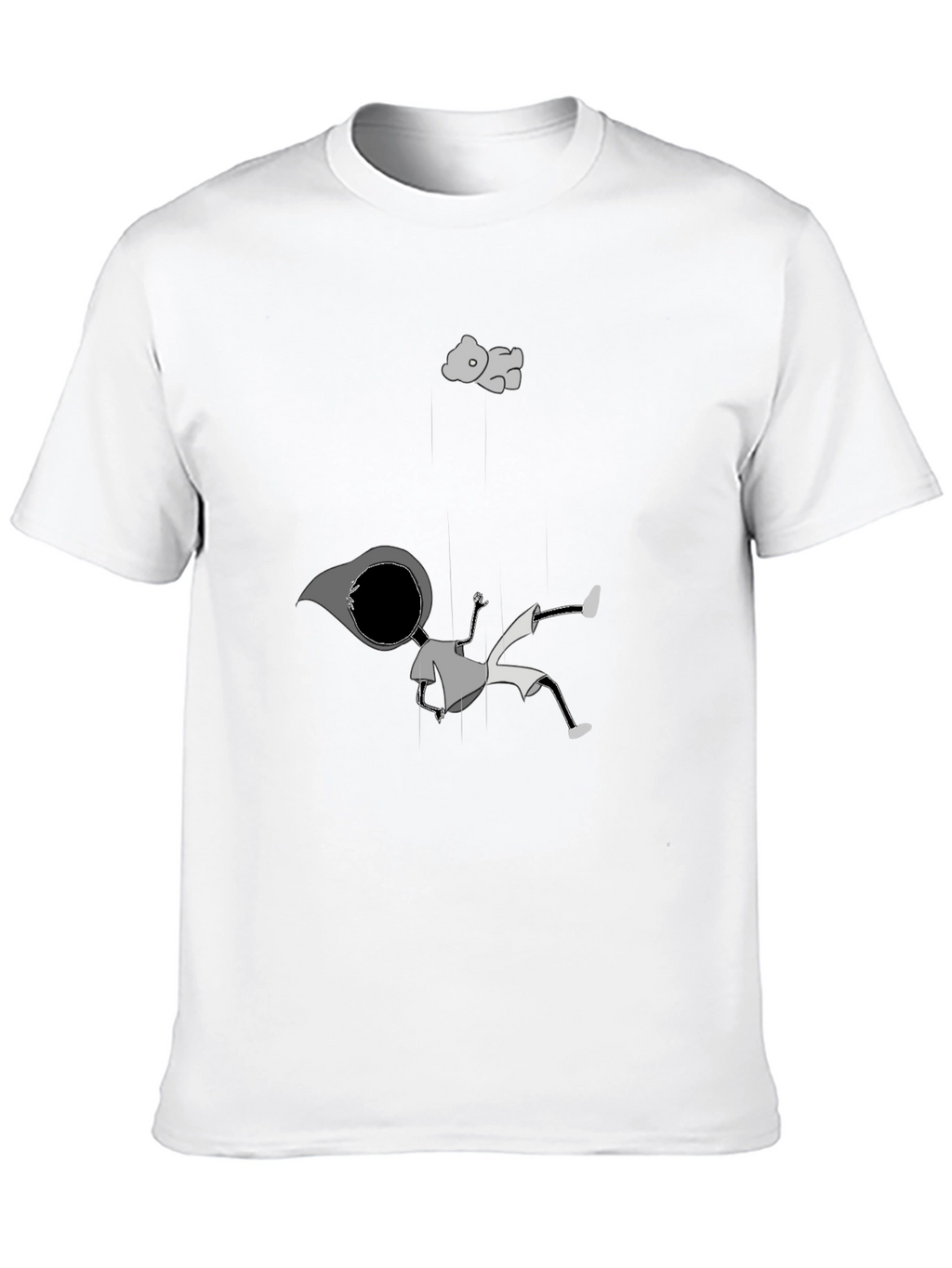 Dreamy Falling Boy T-Shirt - Unique Graphic Tee