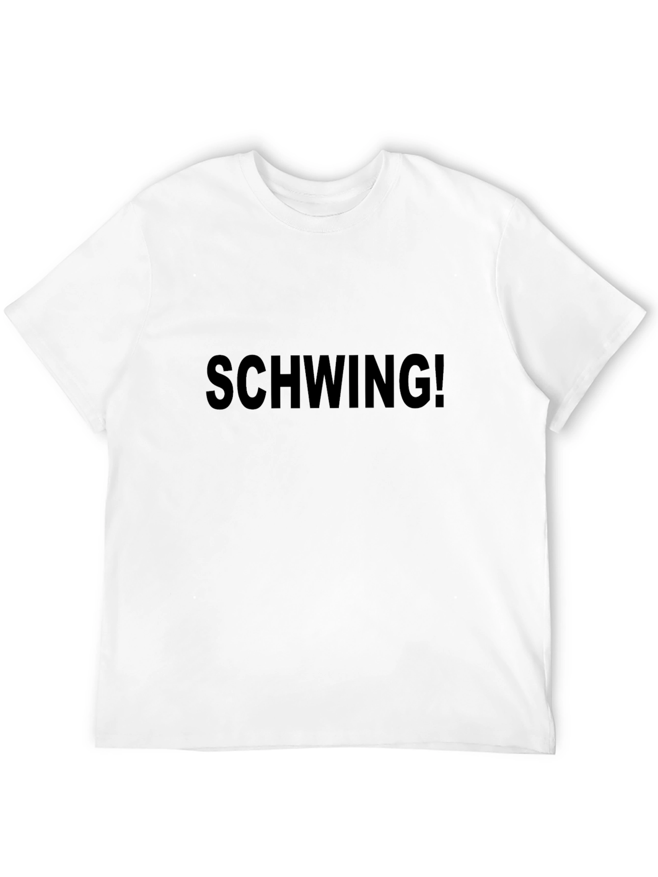 Schwing! Black Graphic T-Shirt