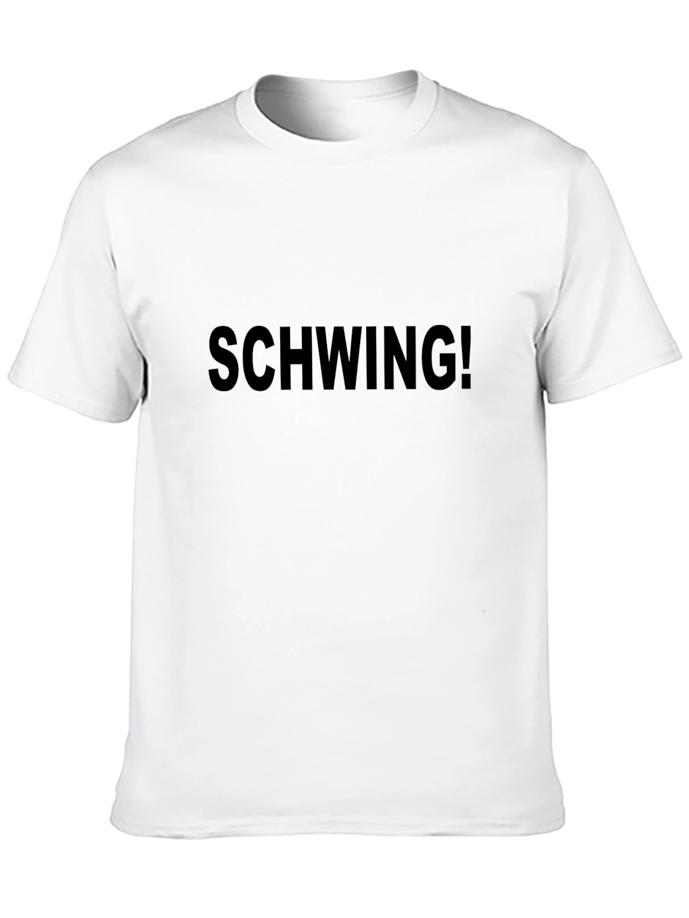 Schwing! Black Graphic T-Shirt
