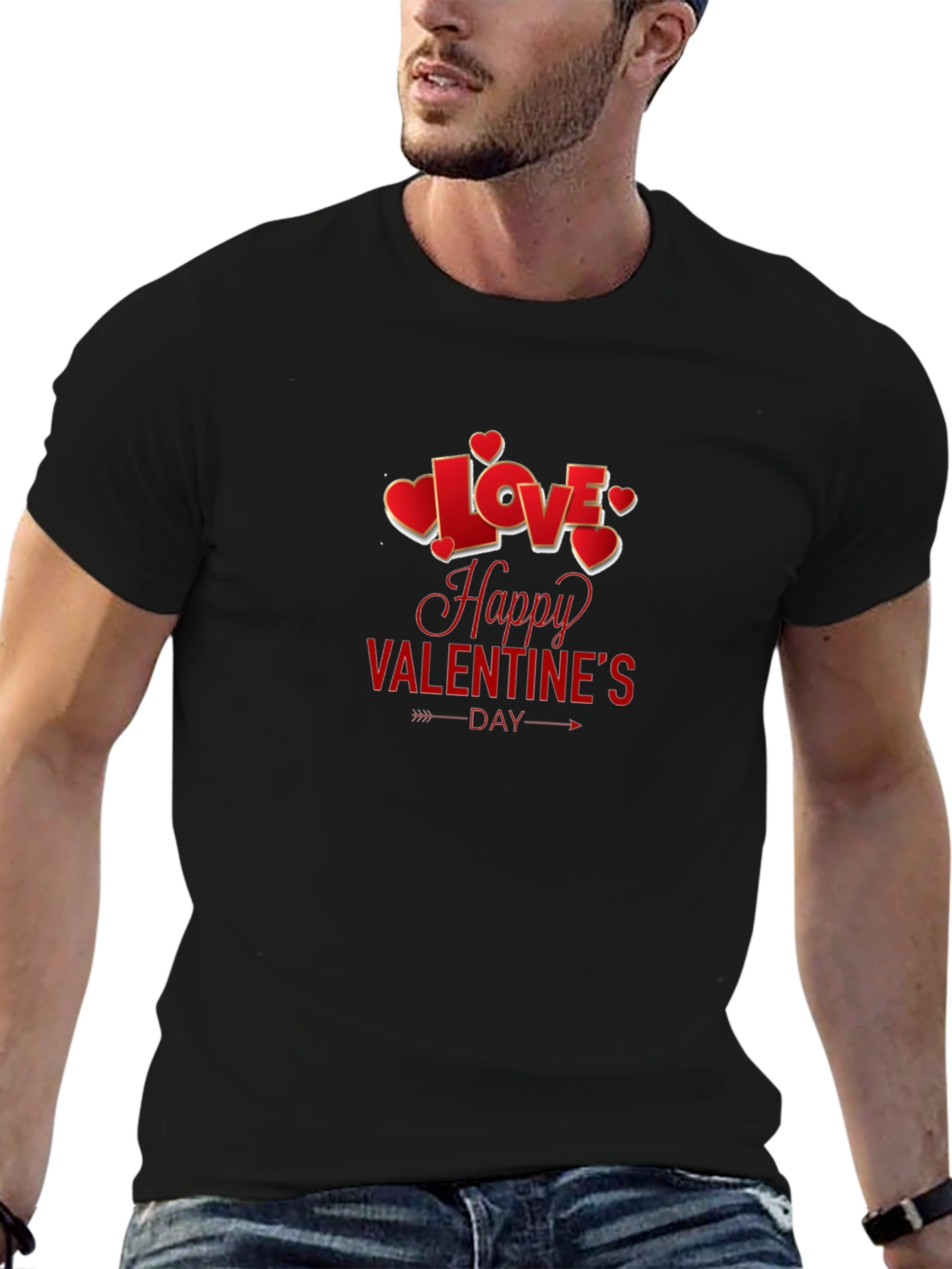Love Valentines Day T-Shirt - Heart Design
