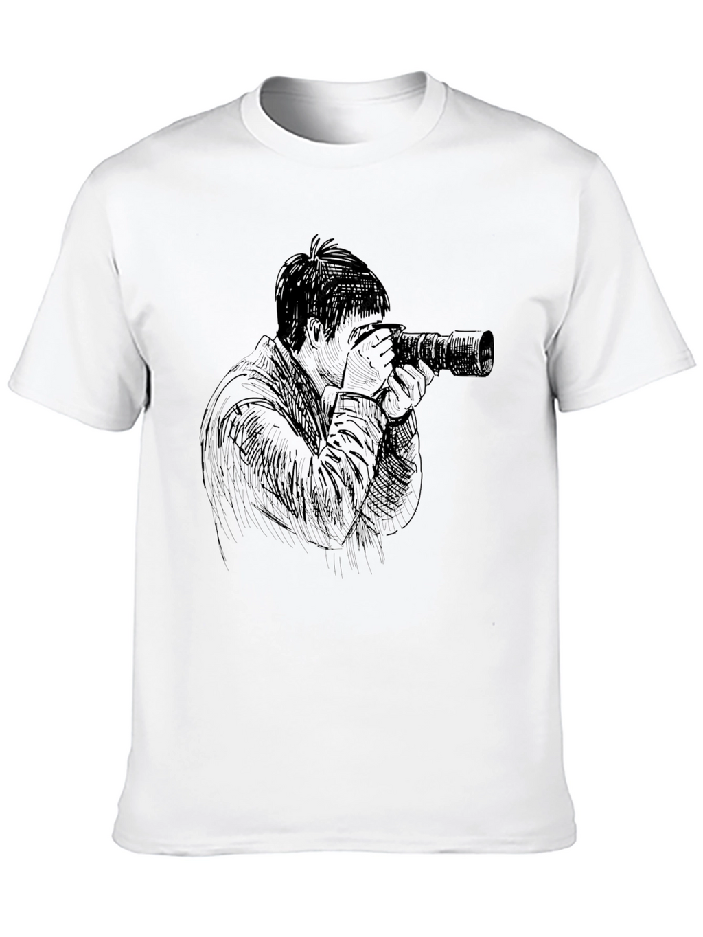 Photographer Graphic Black T-Shirt