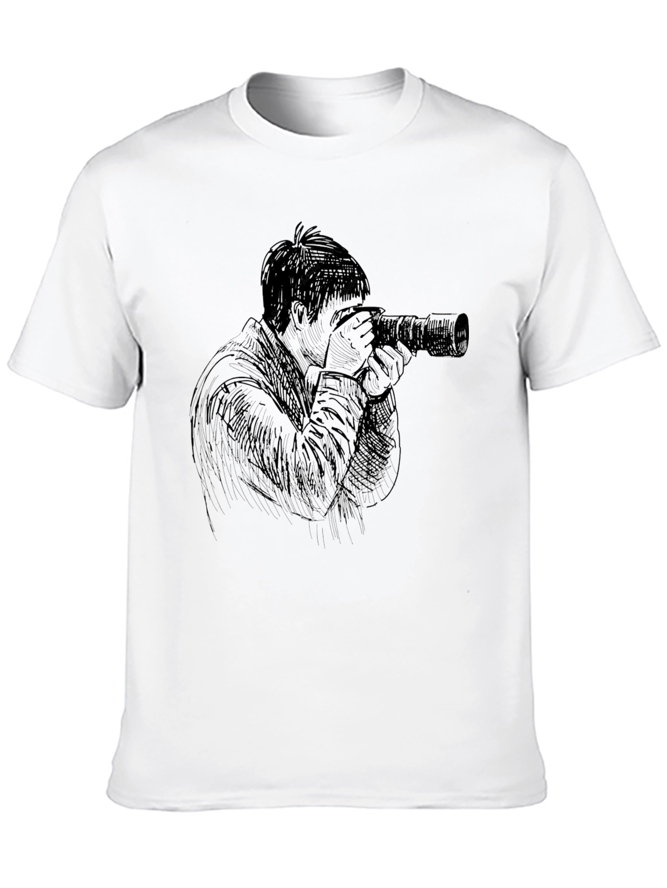 Photographer Graphic Black T-Shirt