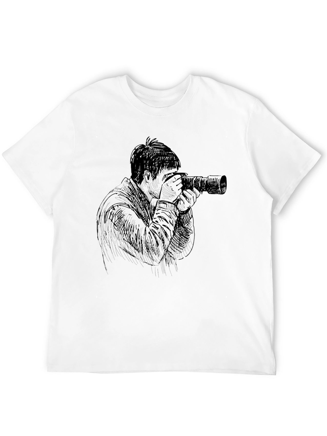 Photographer Graphic Black T-Shirt