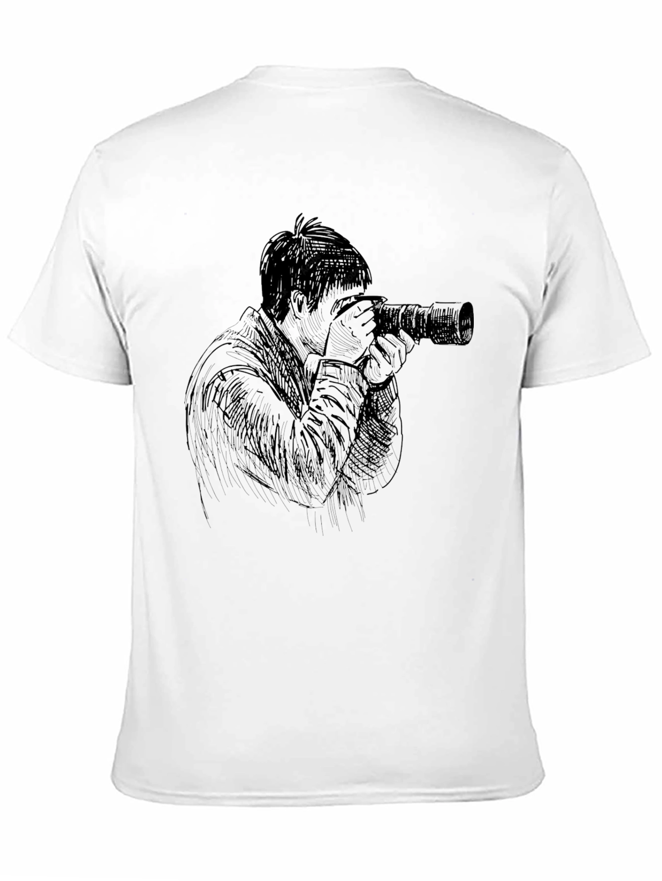 Photographer Graphic Black T-Shirt