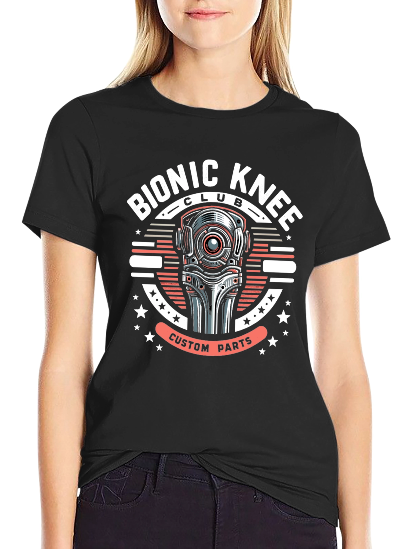 Bionic Knee Club Custom Parts T-Shirt