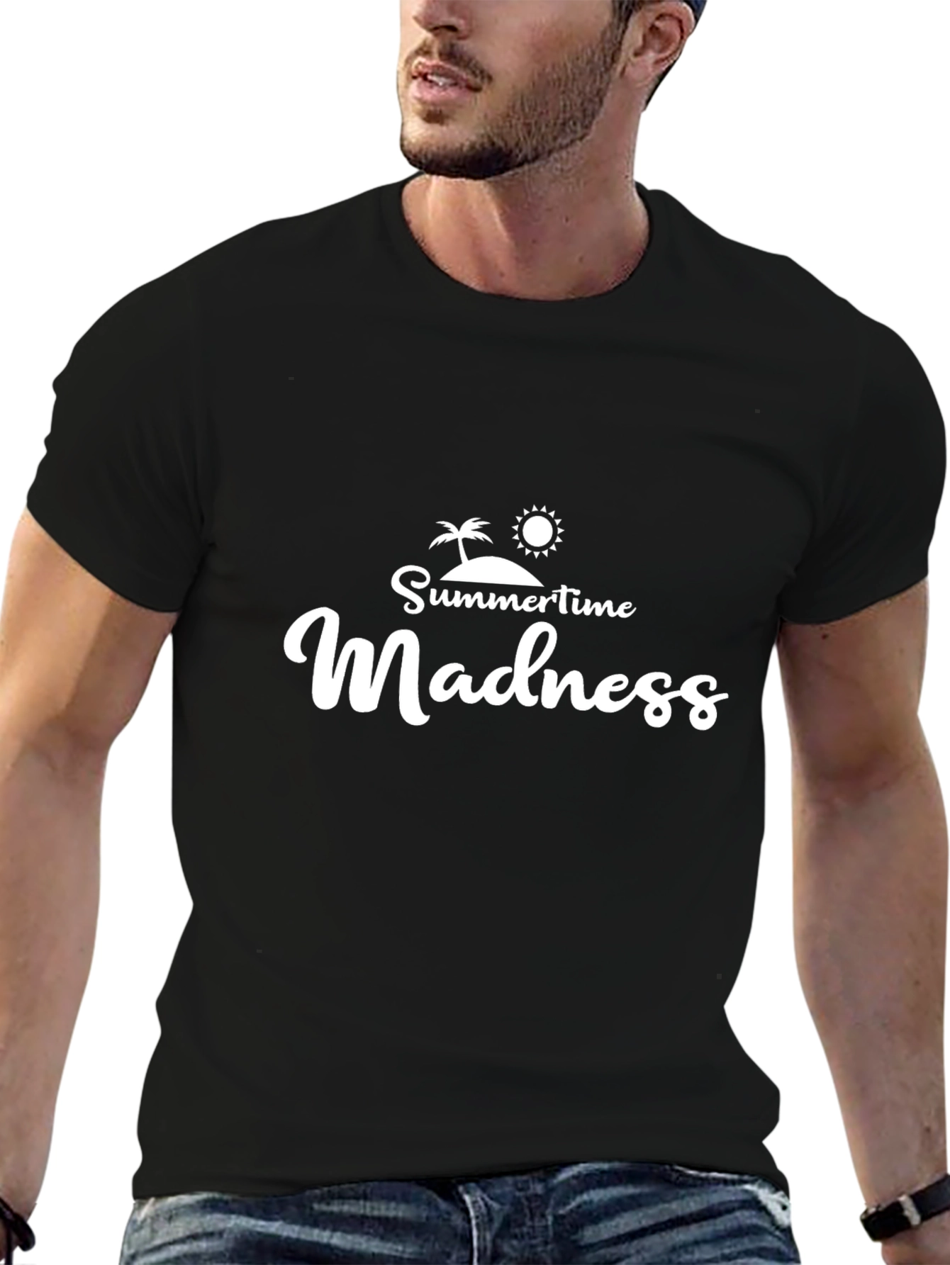 Summertime Madness Black Graphic Tee