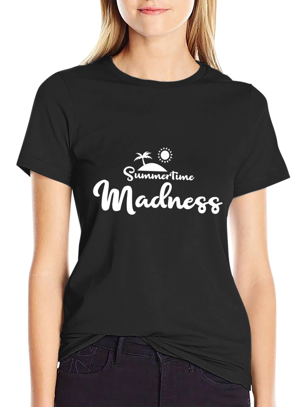 Summertime Madness Black Graphic Tee