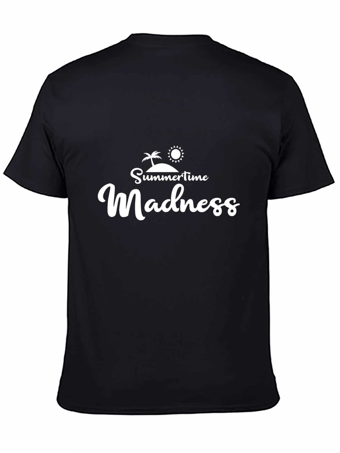 Summertime Madness Black Graphic Tee