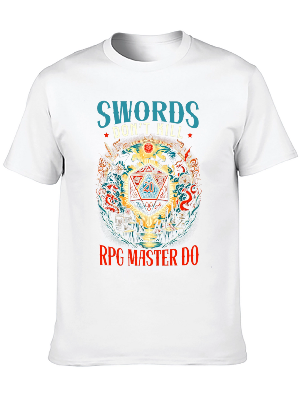 RPG Master Dice Graphic T-Shirt