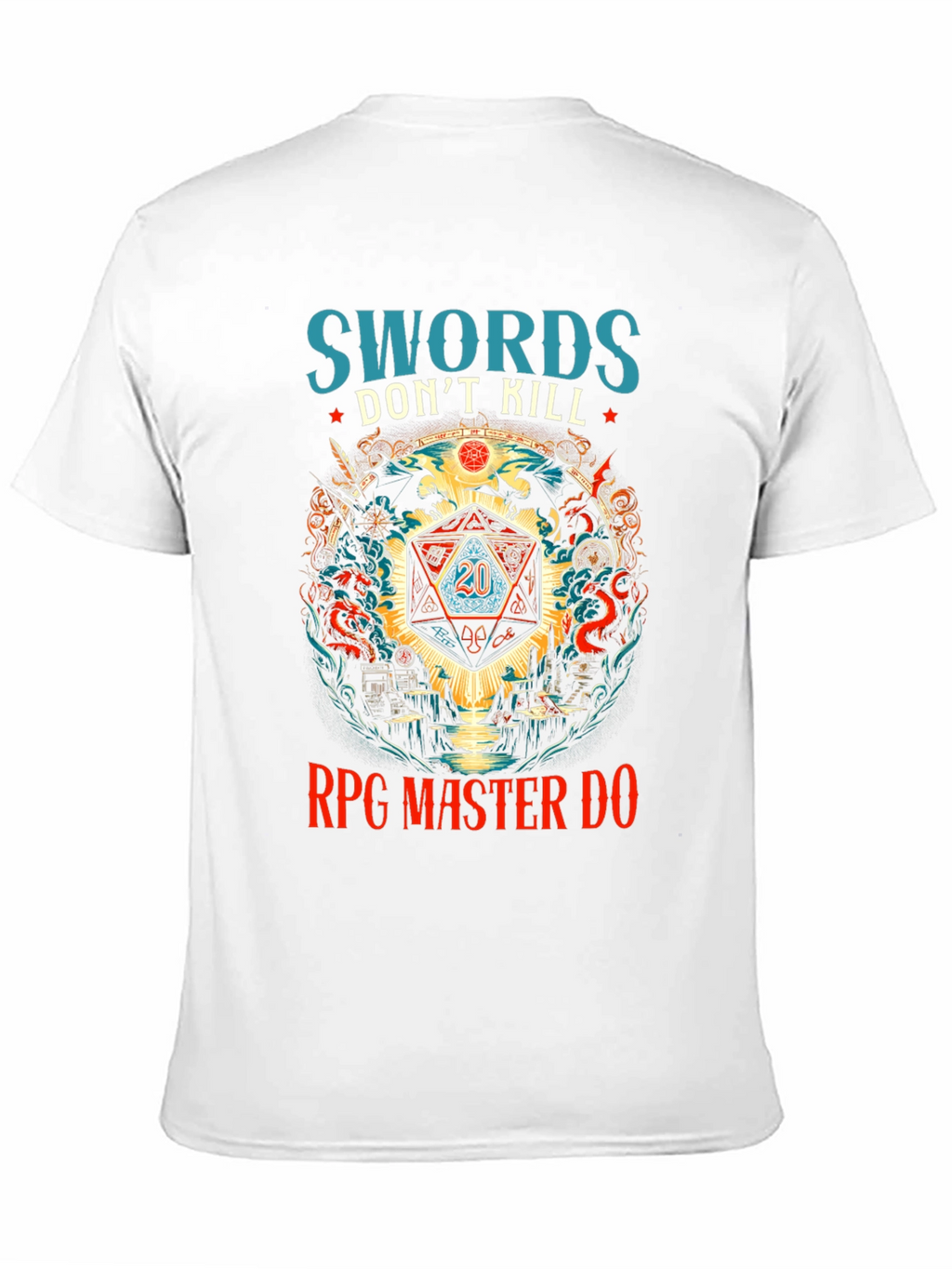 RPG Master Dice Graphic T-Shirt