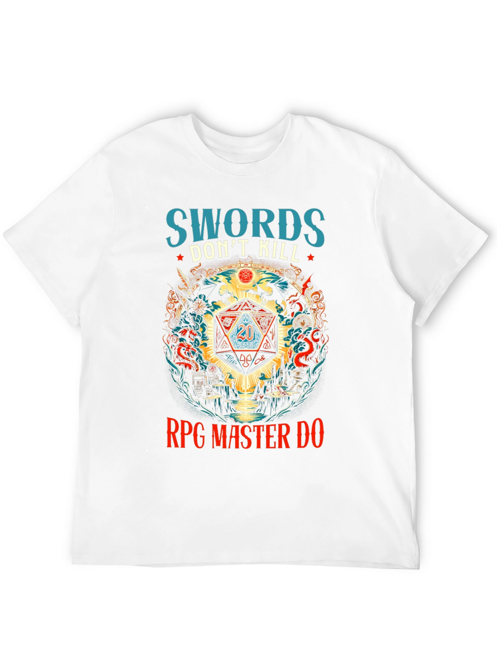 RPG Master Dice Graphic T-Shirt