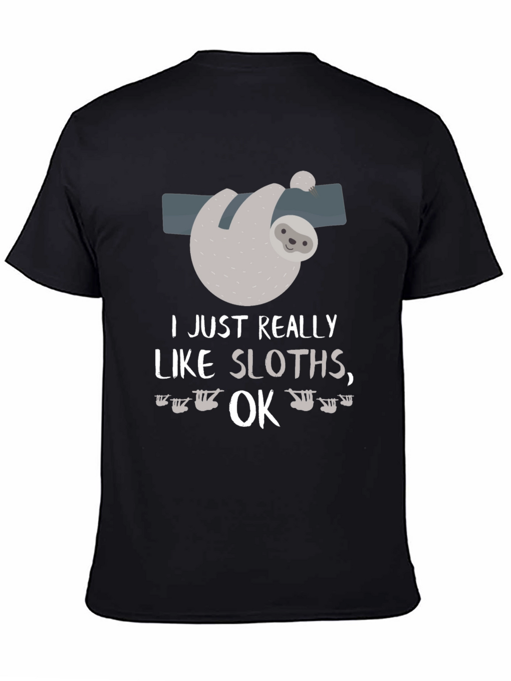 Funny Sloth Lover T-Shirt I Just Really Like Sloths