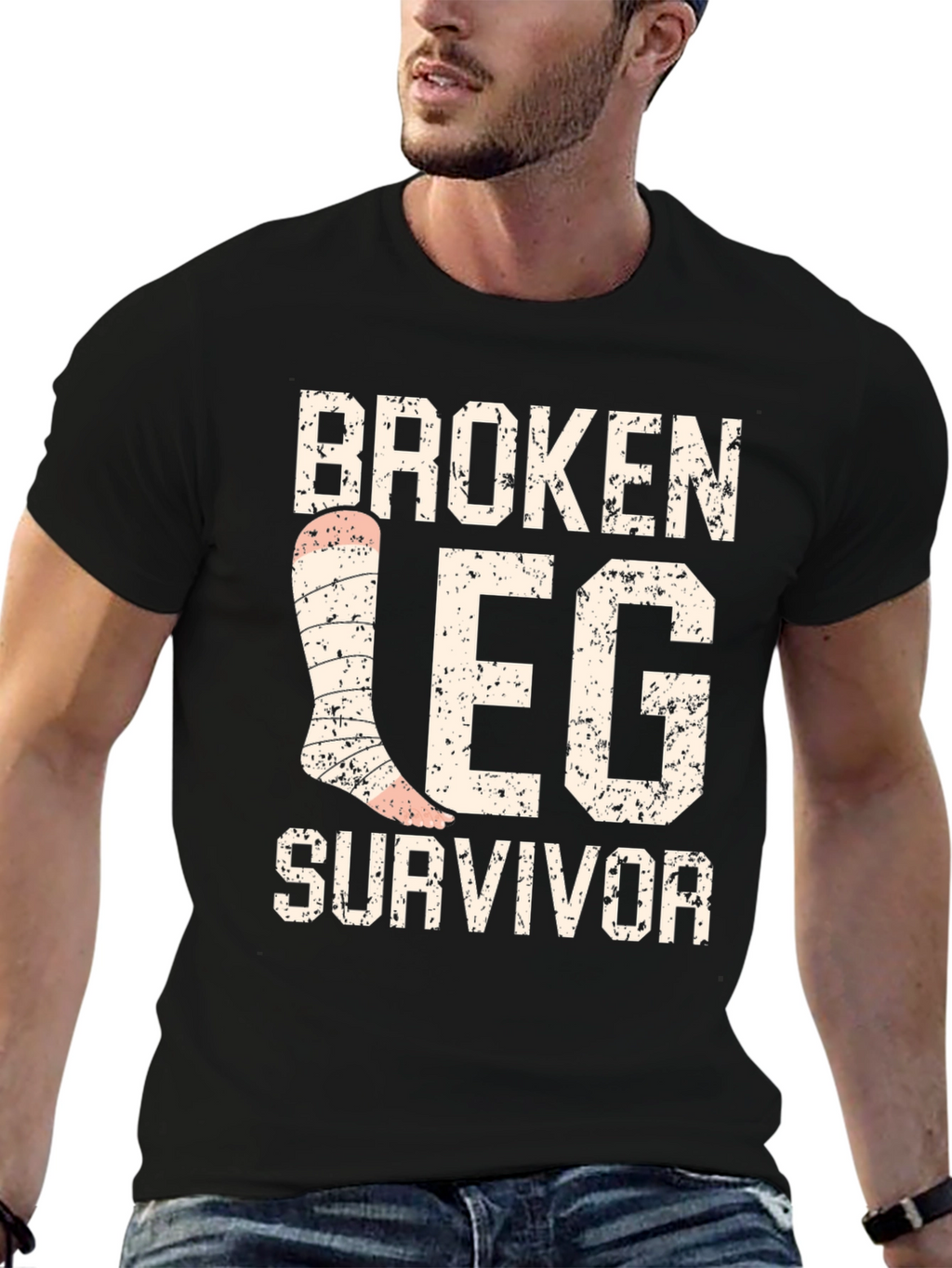 Broken Leg Survivor T-Shirt