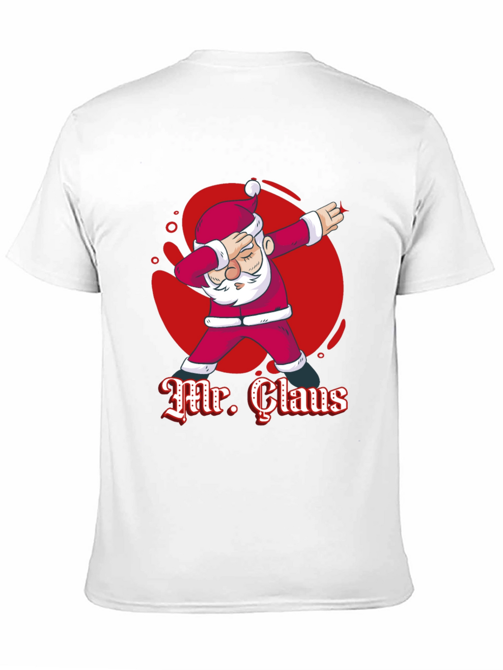 Mr. Claus Dabbing Graphic T-Shirt - Festive Holiday Tee
