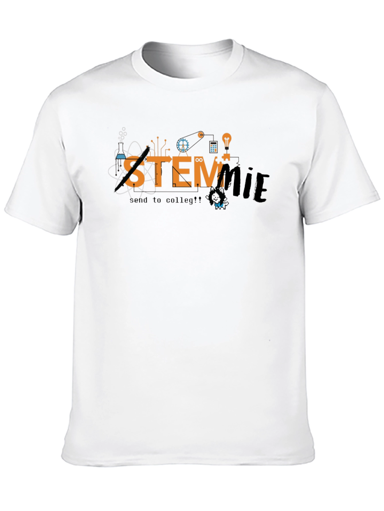 STEMmie Black T-Shirt - Science Tech Engineering Math Tee