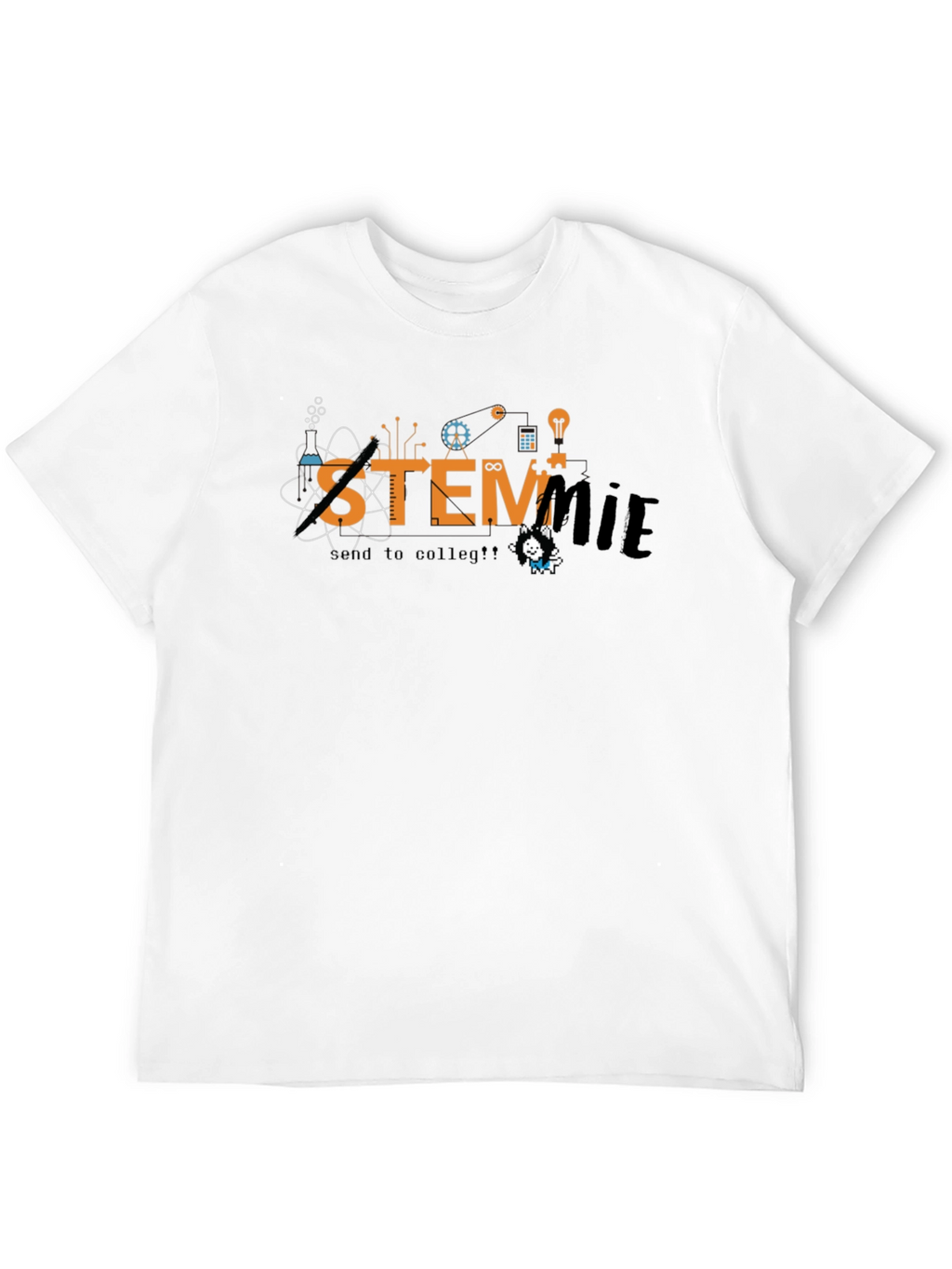 STEMmie Black T-Shirt - Science Tech Engineering Math Tee