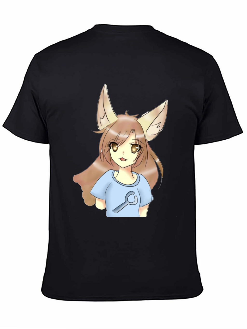 Anime Fox Girl Wrench T-Shirt