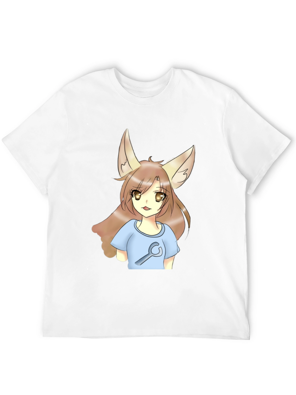 Anime Fox Girl Wrench T-Shirt