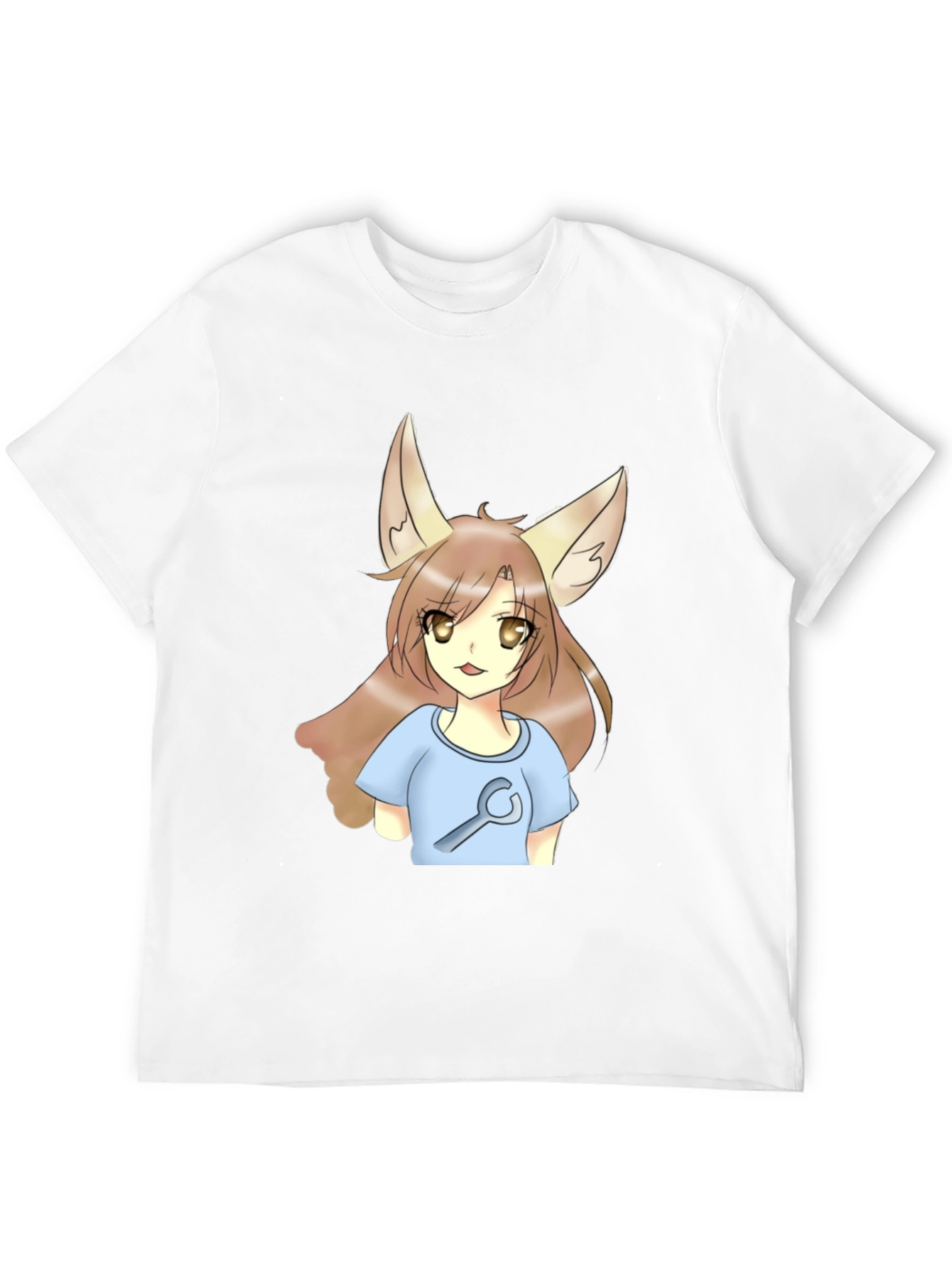 Anime Fox Girl Wrench T-Shirt