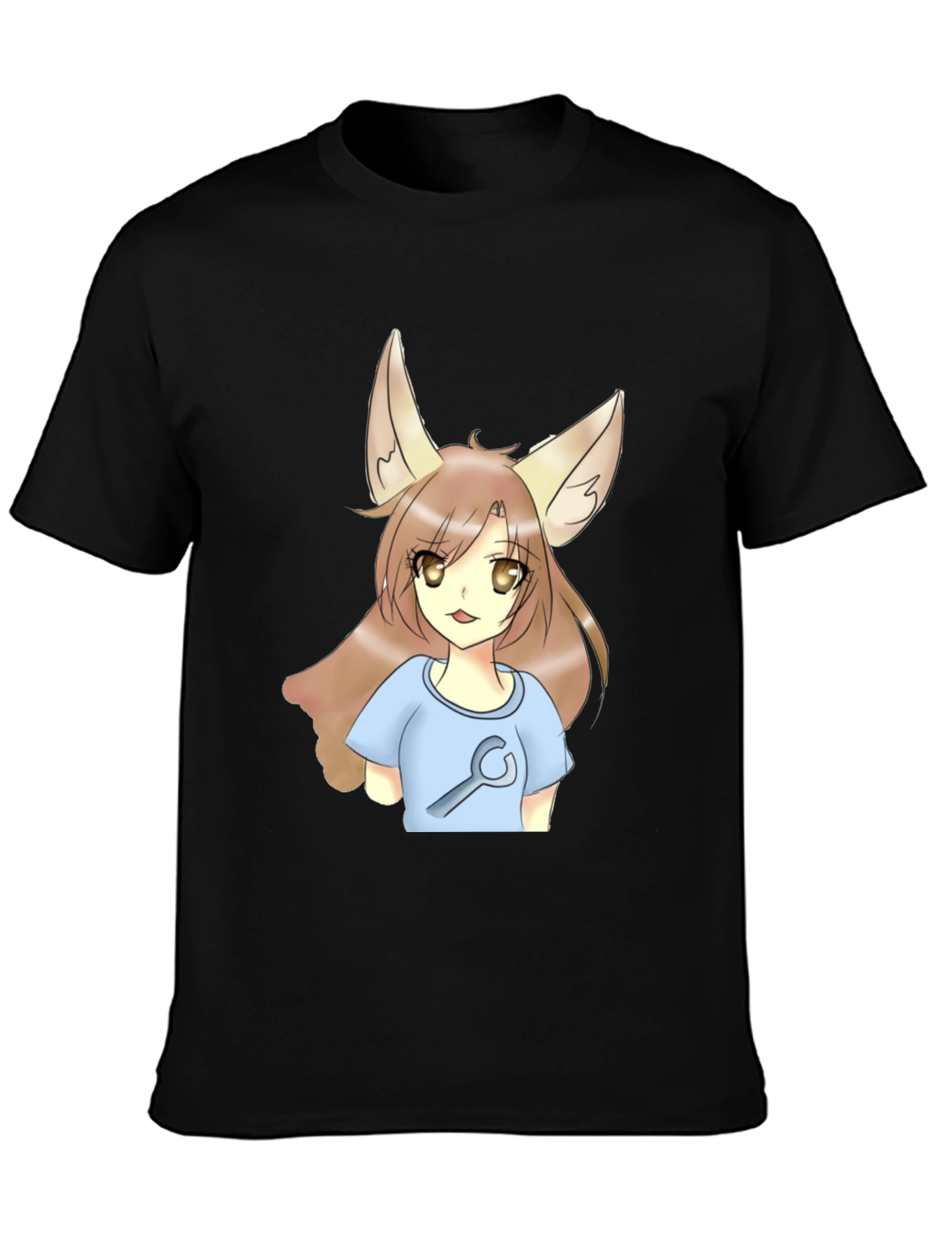 Anime Fox Girl Wrench T-Shirt