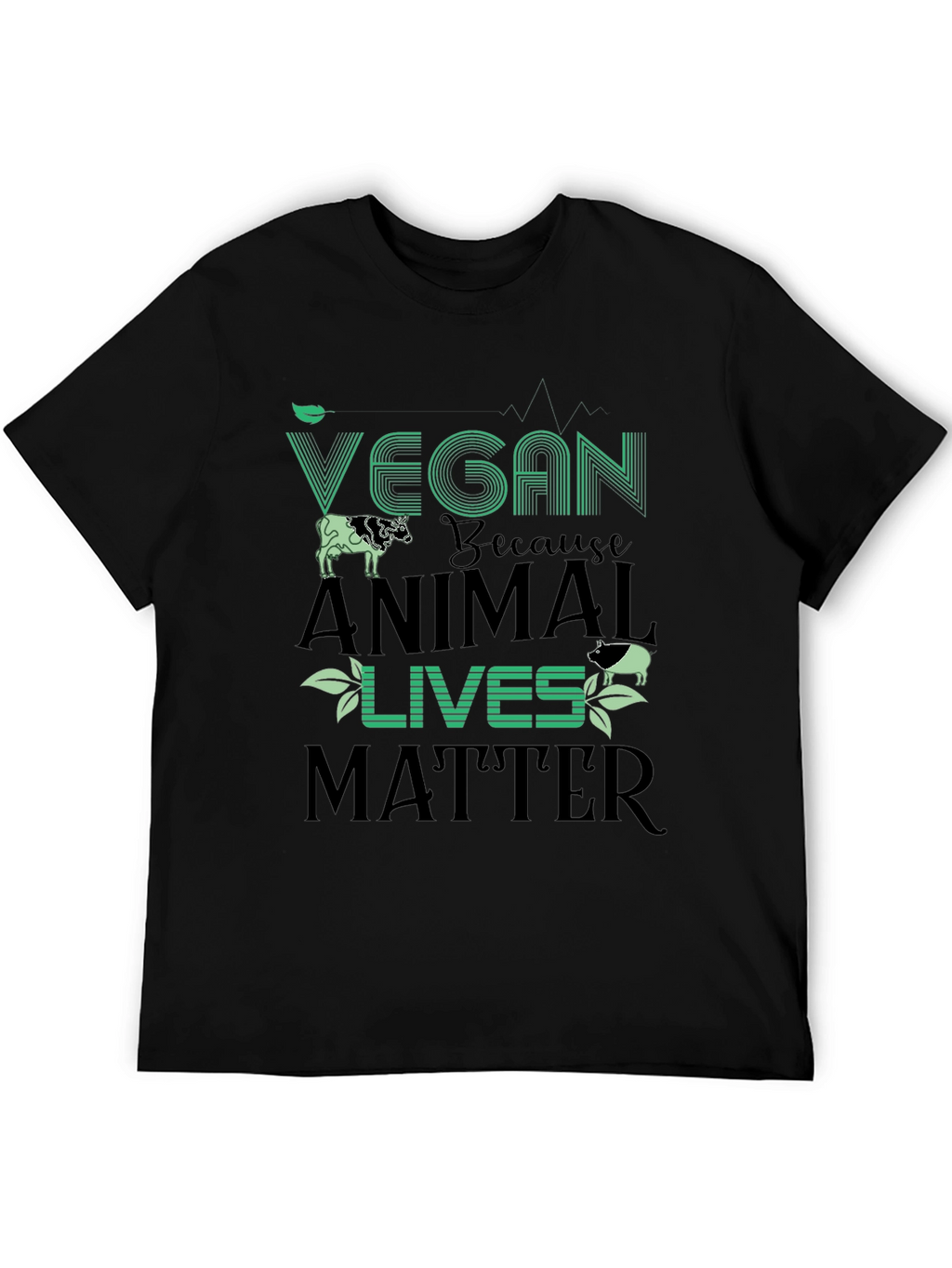 Vegan Animal Lives Matter Graphic Tee