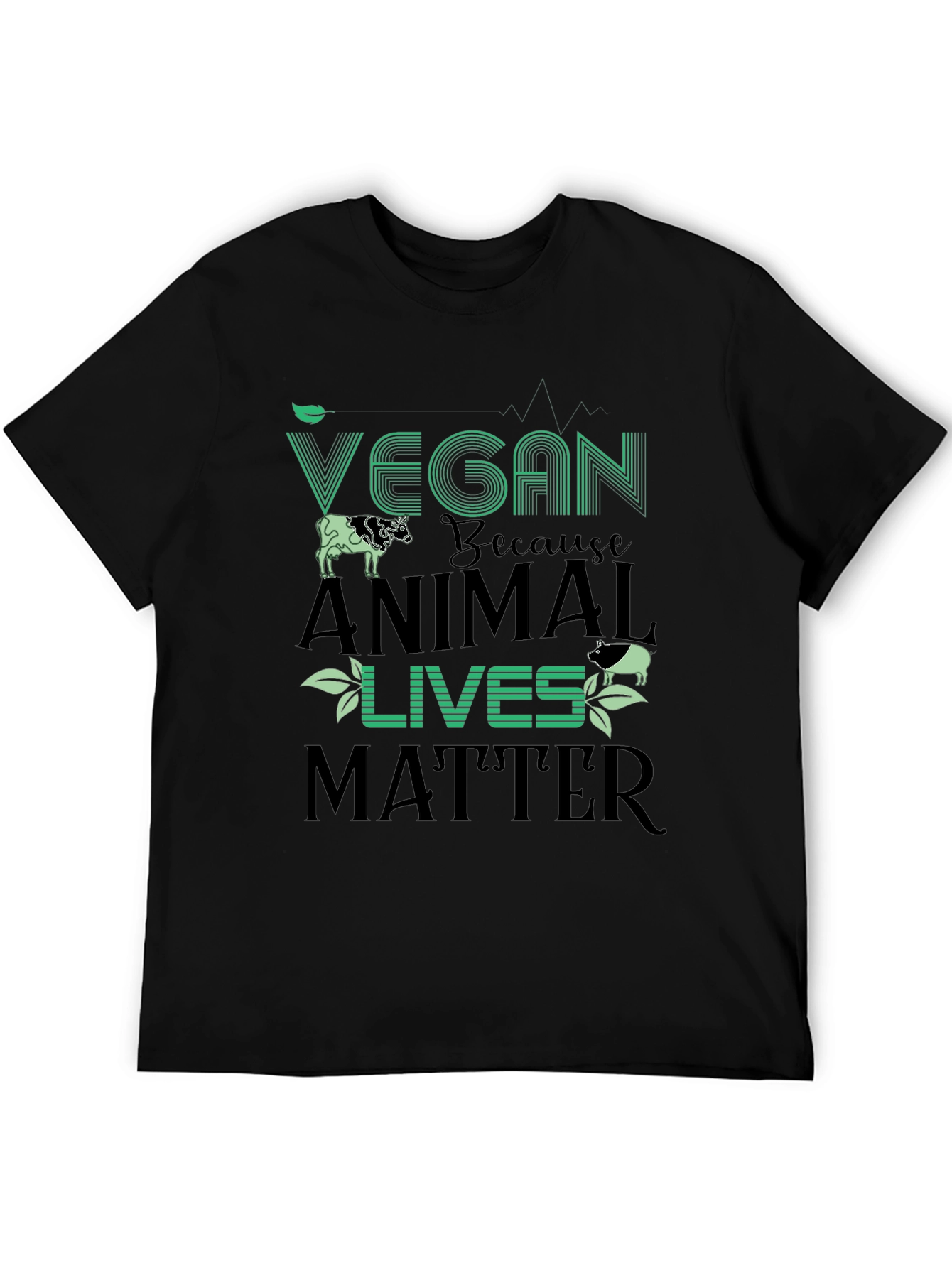 Vegan Animal Lives Matter Graphic Tee