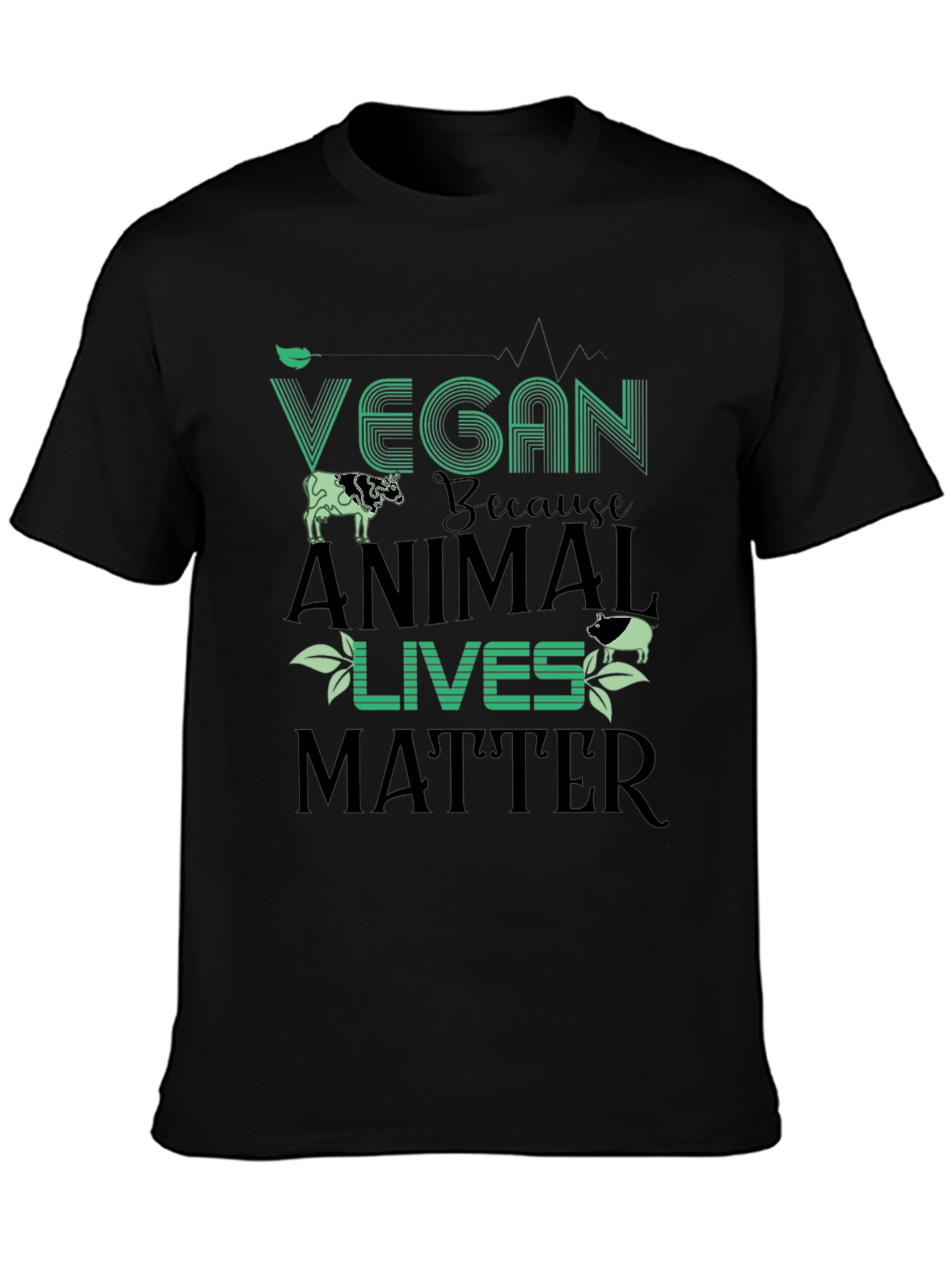 Vegan Animal Lives Matter Graphic Tee