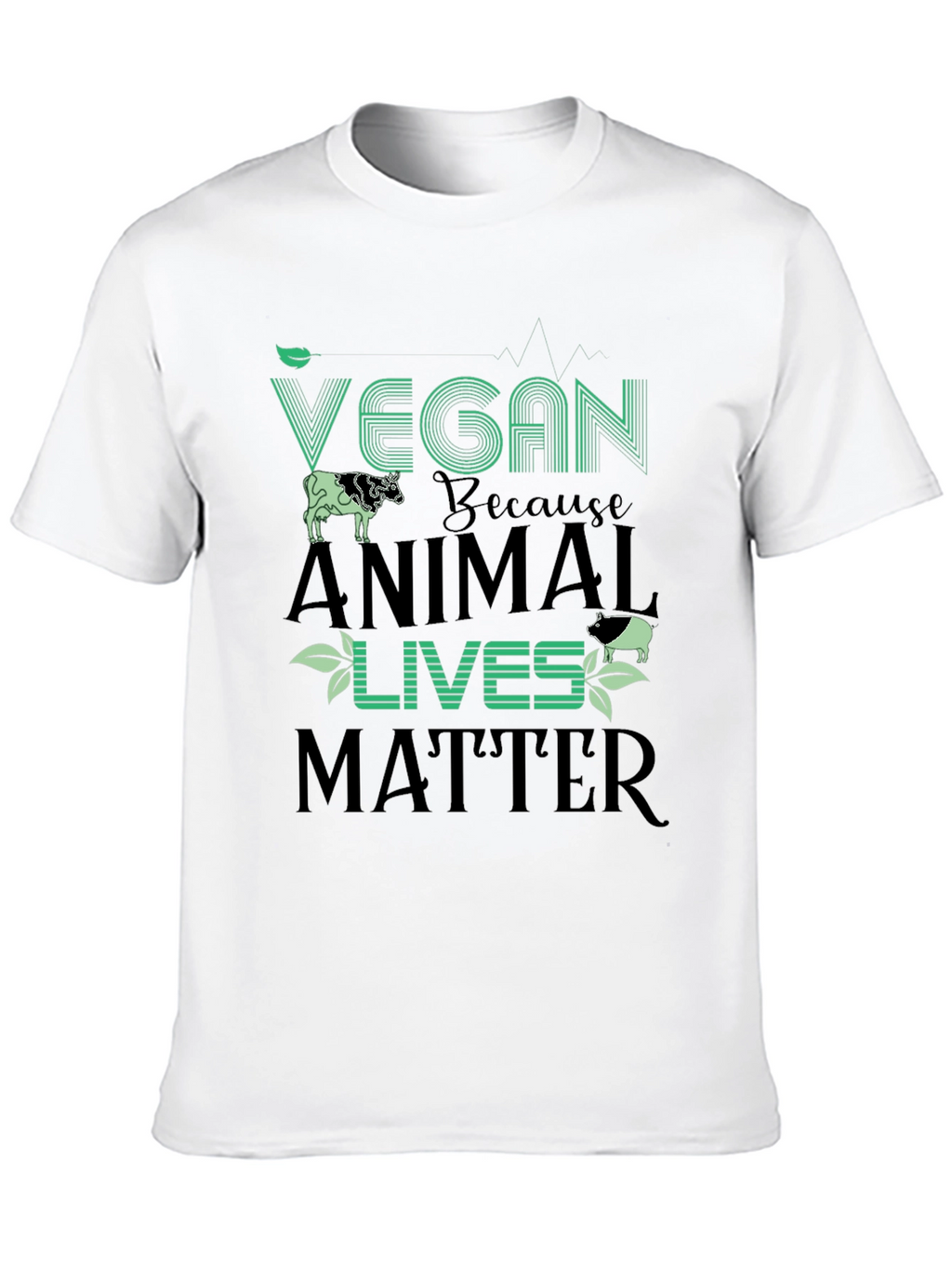 Vegan Animal Lives Matter Graphic Tee