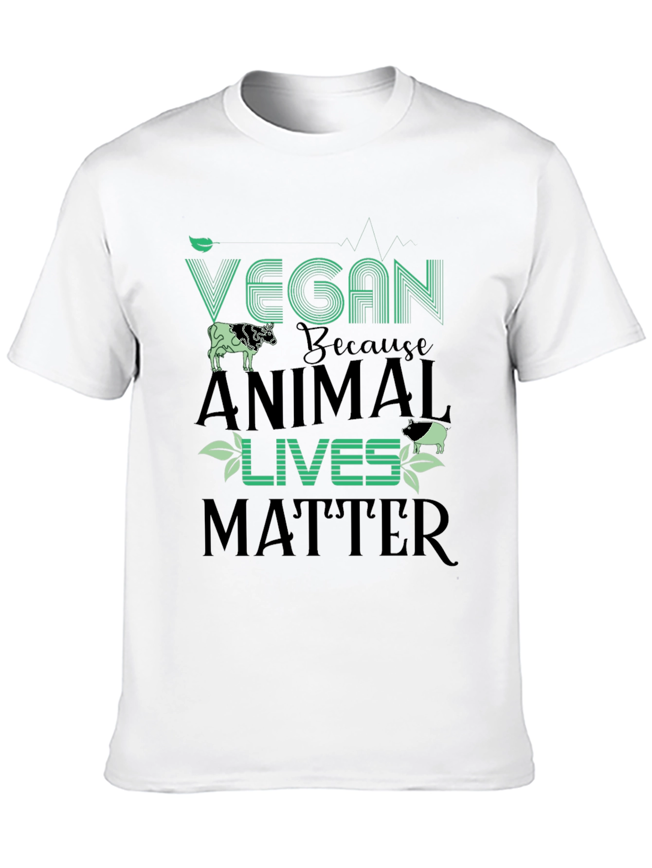 Vegan Animal Lives Matter Graphic Tee