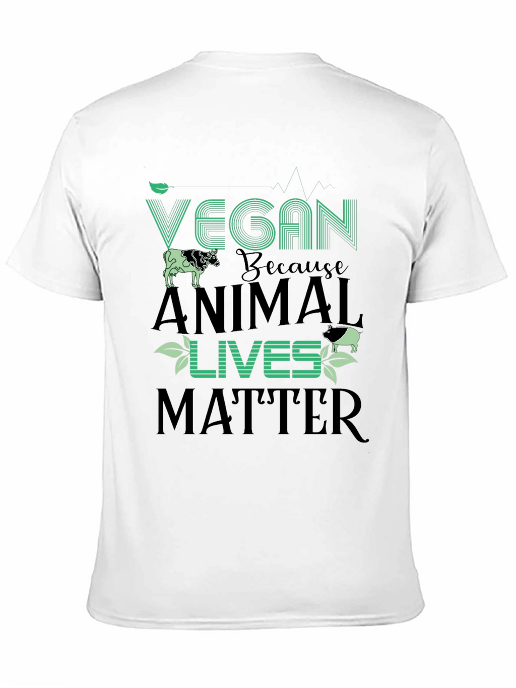 Vegan Animal Lives Matter Graphic Tee