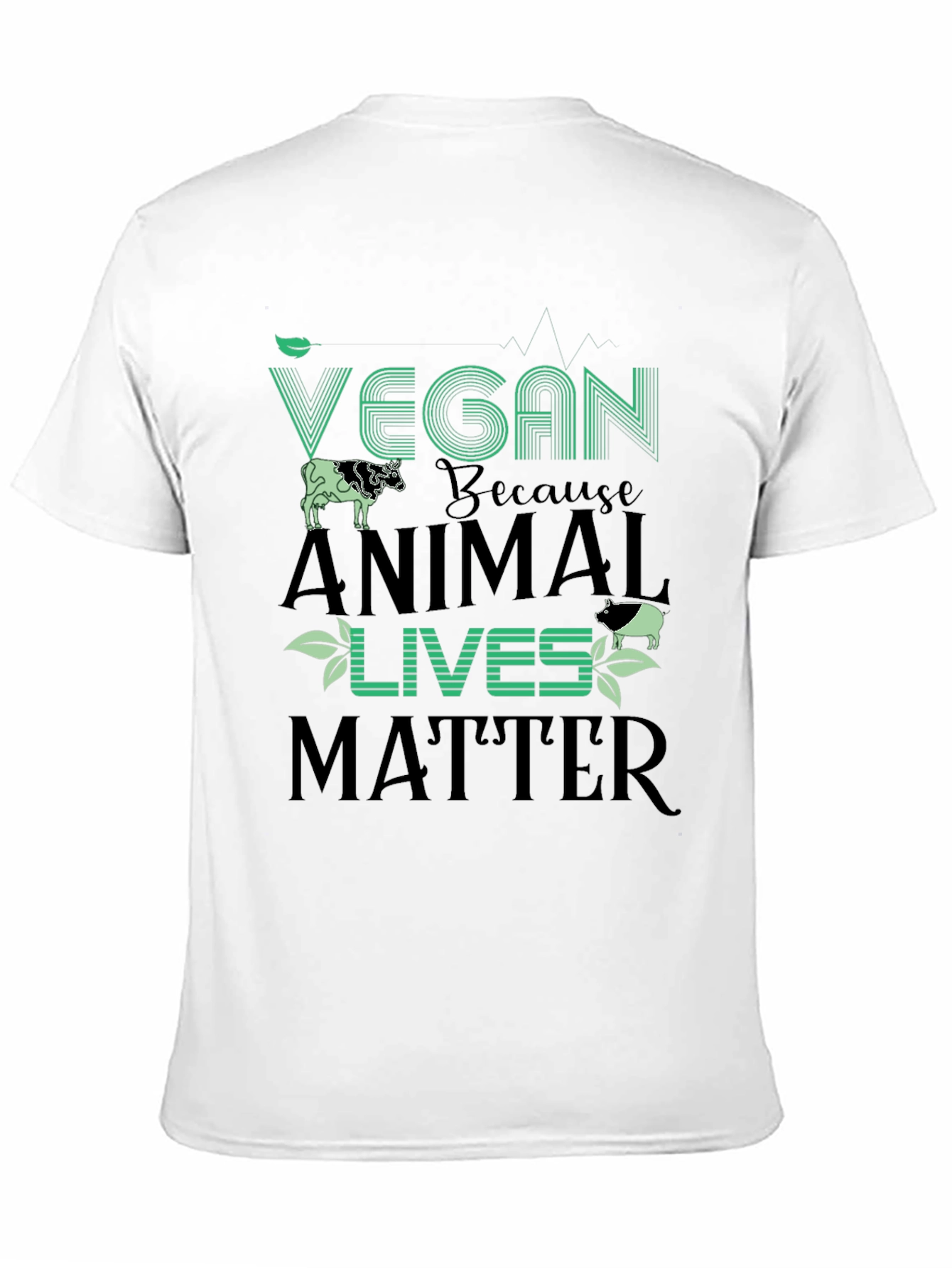 Vegan Animal Lives Matter Graphic Tee