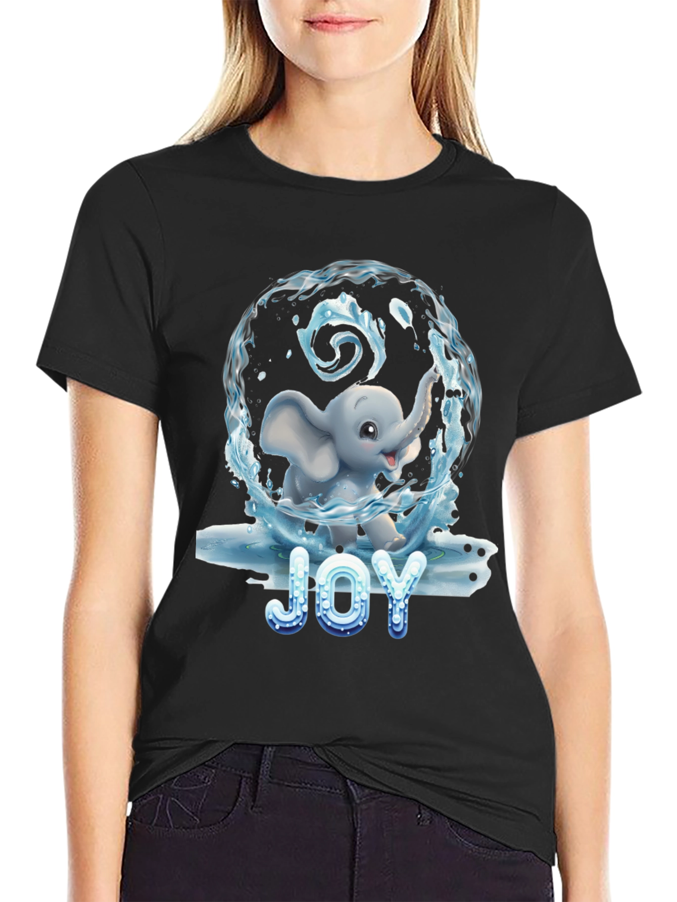 Joy Elephant Graphic Tee
